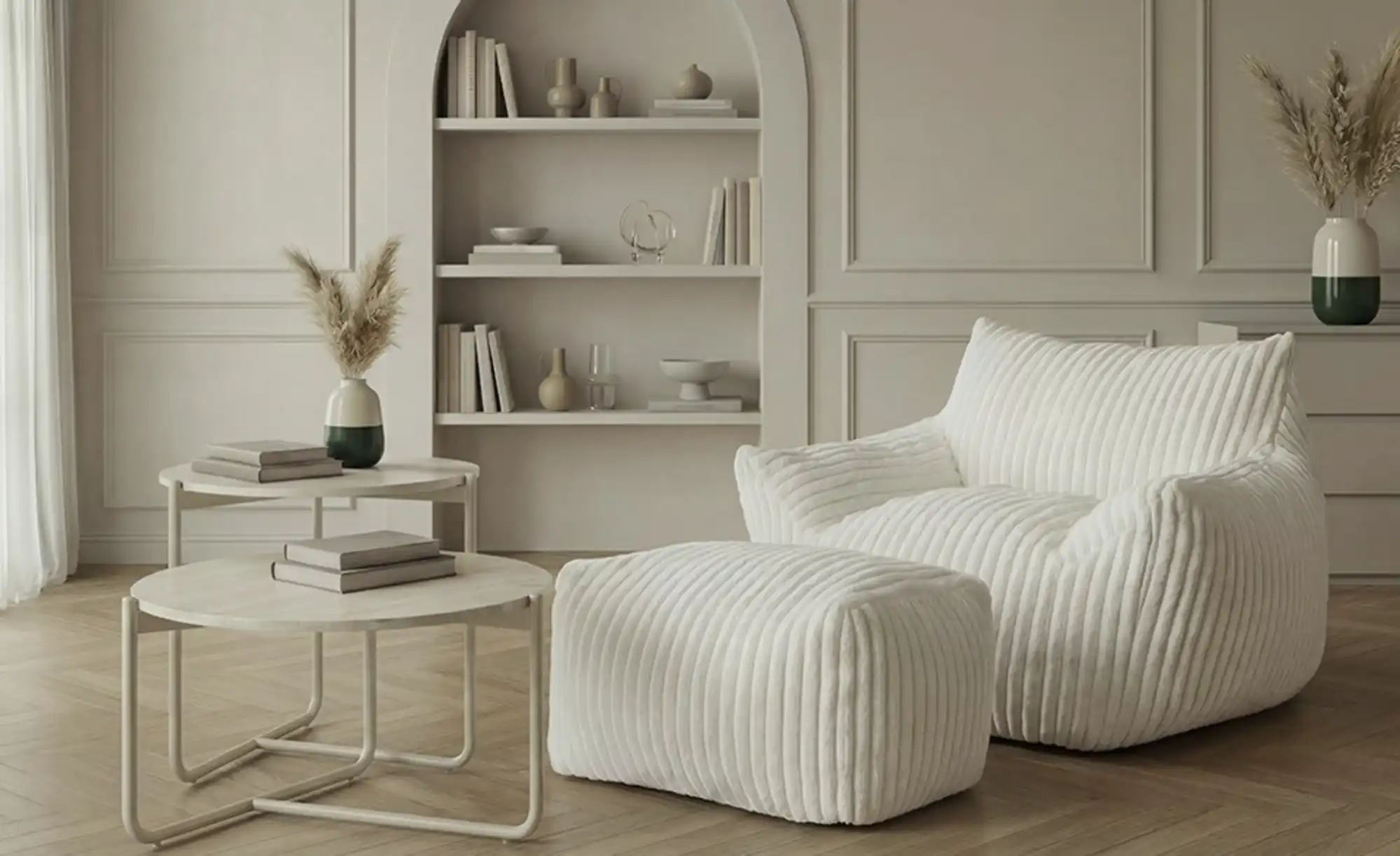 Sessel vakuumiert SASHENKA Natur - Sessel vakuumiert SASHENKA - Einrichtungsbeispiel