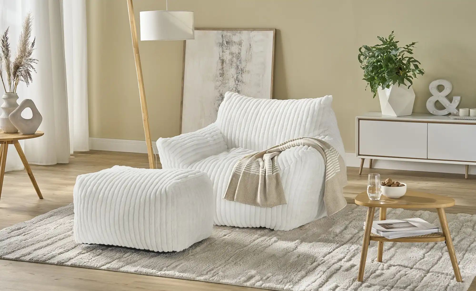 Sessel vakuumiert Sashenka ¦ weiß ¦ Maße (cm): B: 116 H: 75 T: 110.0 Polste günstig online kaufen