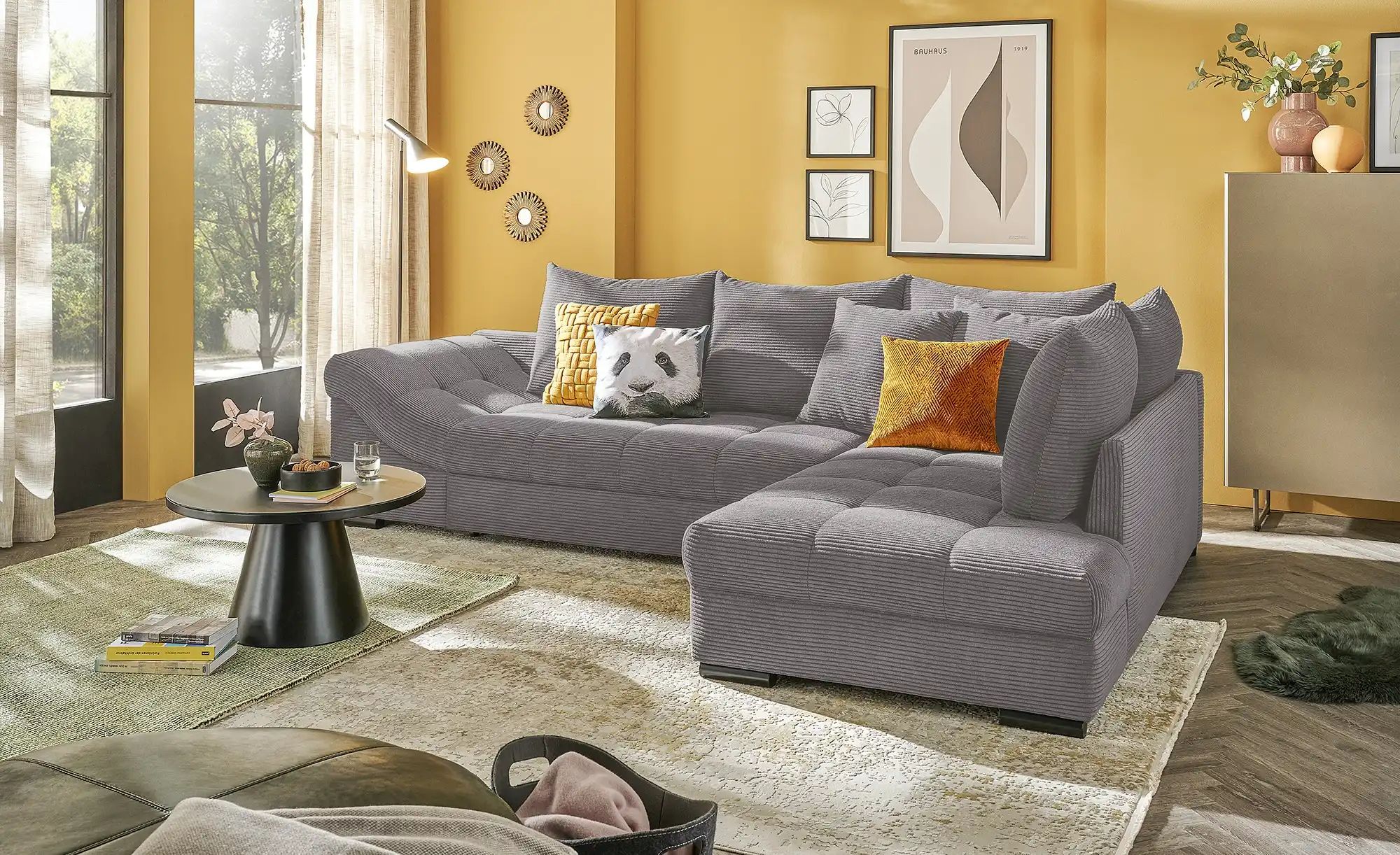 bobb Ecksofa  Allegro ¦ grau ¦ Maße (cm): B: 303 H: 92 T: 202.0 Polstermöbe günstig online kaufen