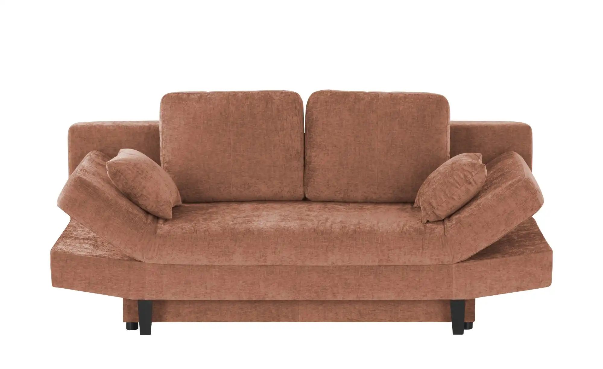 smart Schlafsofa  Mokka ¦ orange ¦ Maße (cm): B: 205 H: 87 T: 100.0 Polster günstig online kaufen