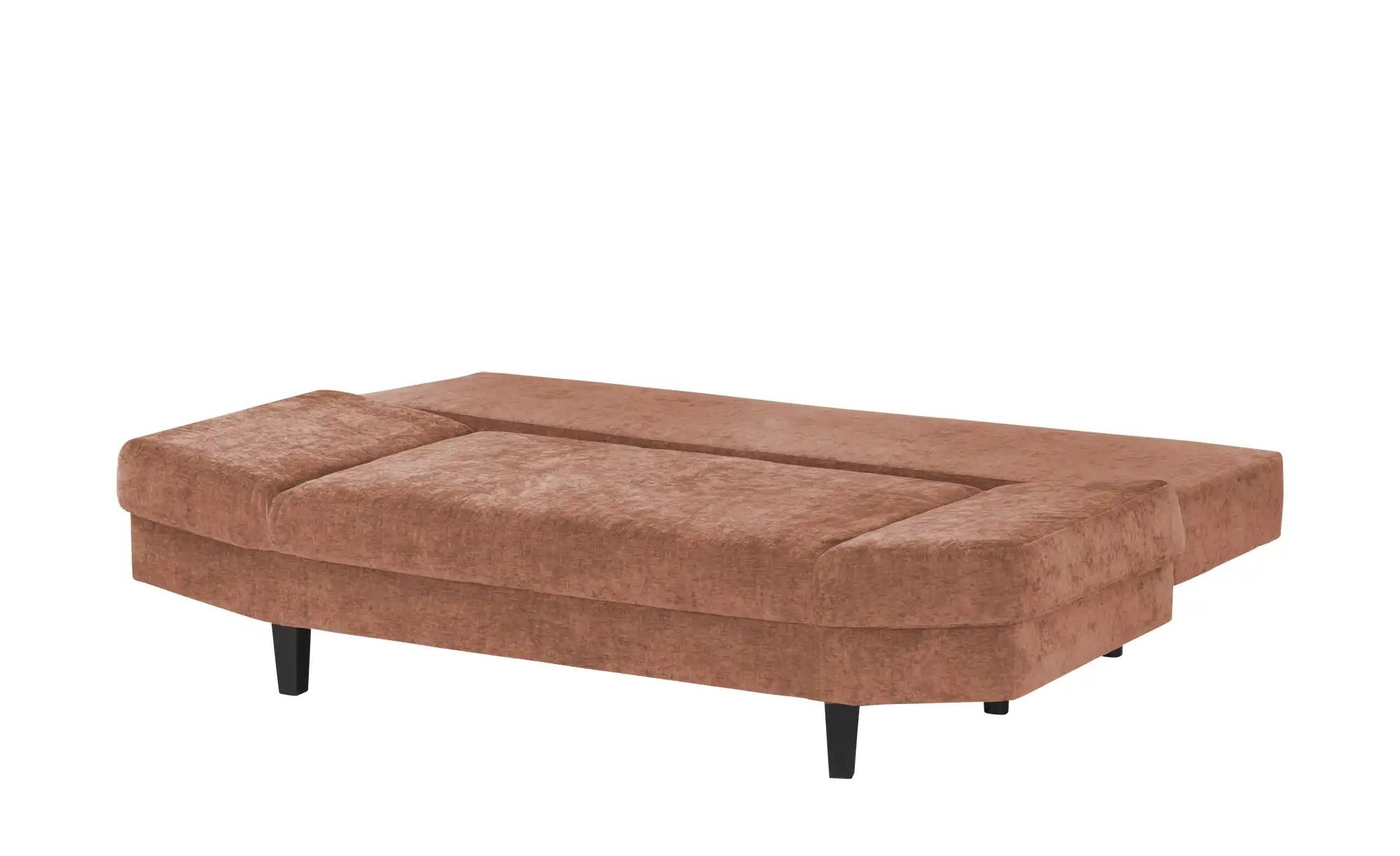 smart Schlafsofa  Mokka ¦ orange ¦ Maße (cm): B: 205 H: 87 T: 100.0 Polster günstig online kaufen