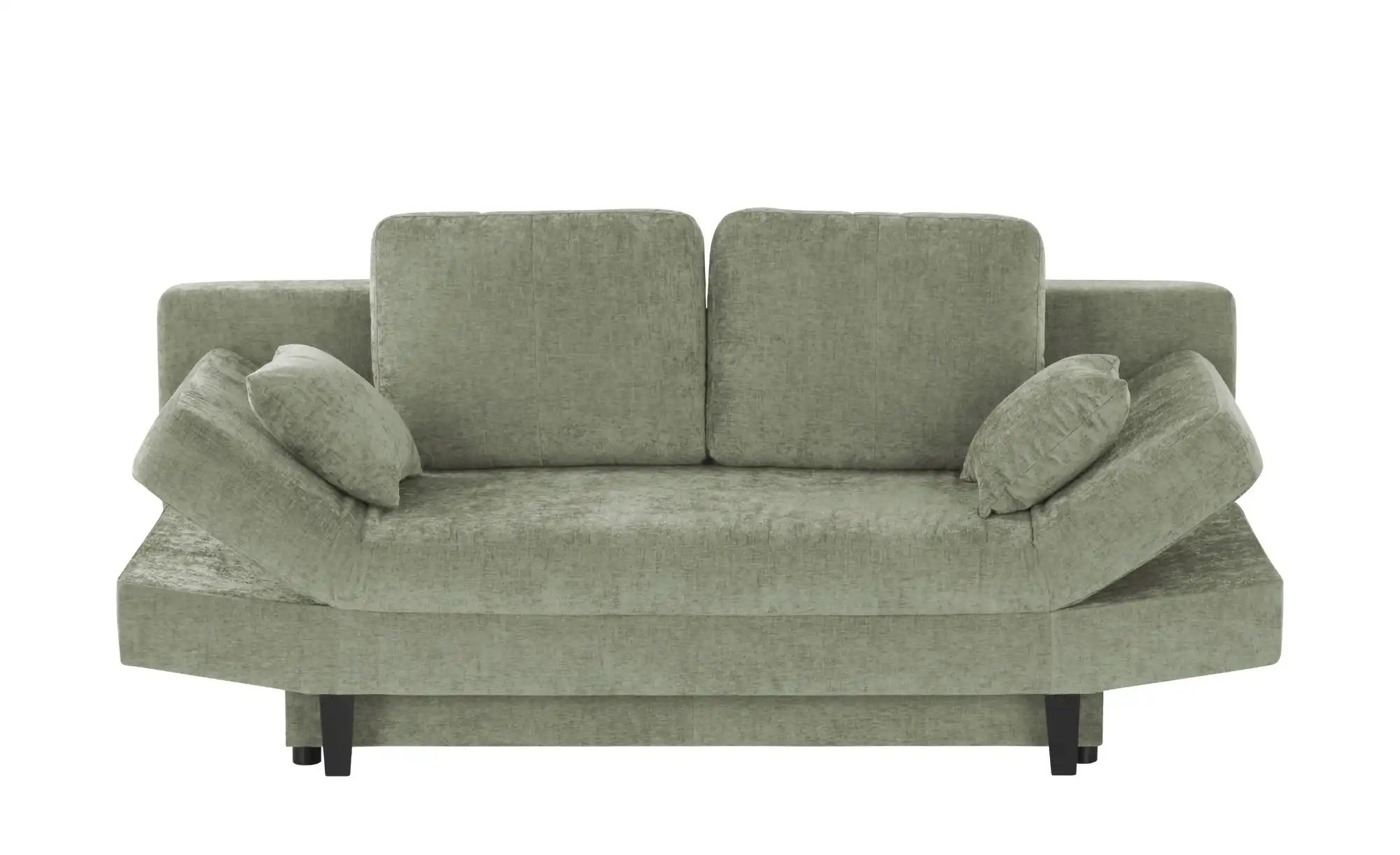 smart Schlafsofa  Mokka ¦ grün ¦ Maße (cm): B: 205 H: 87 T: 100.0 Polstermö günstig online kaufen