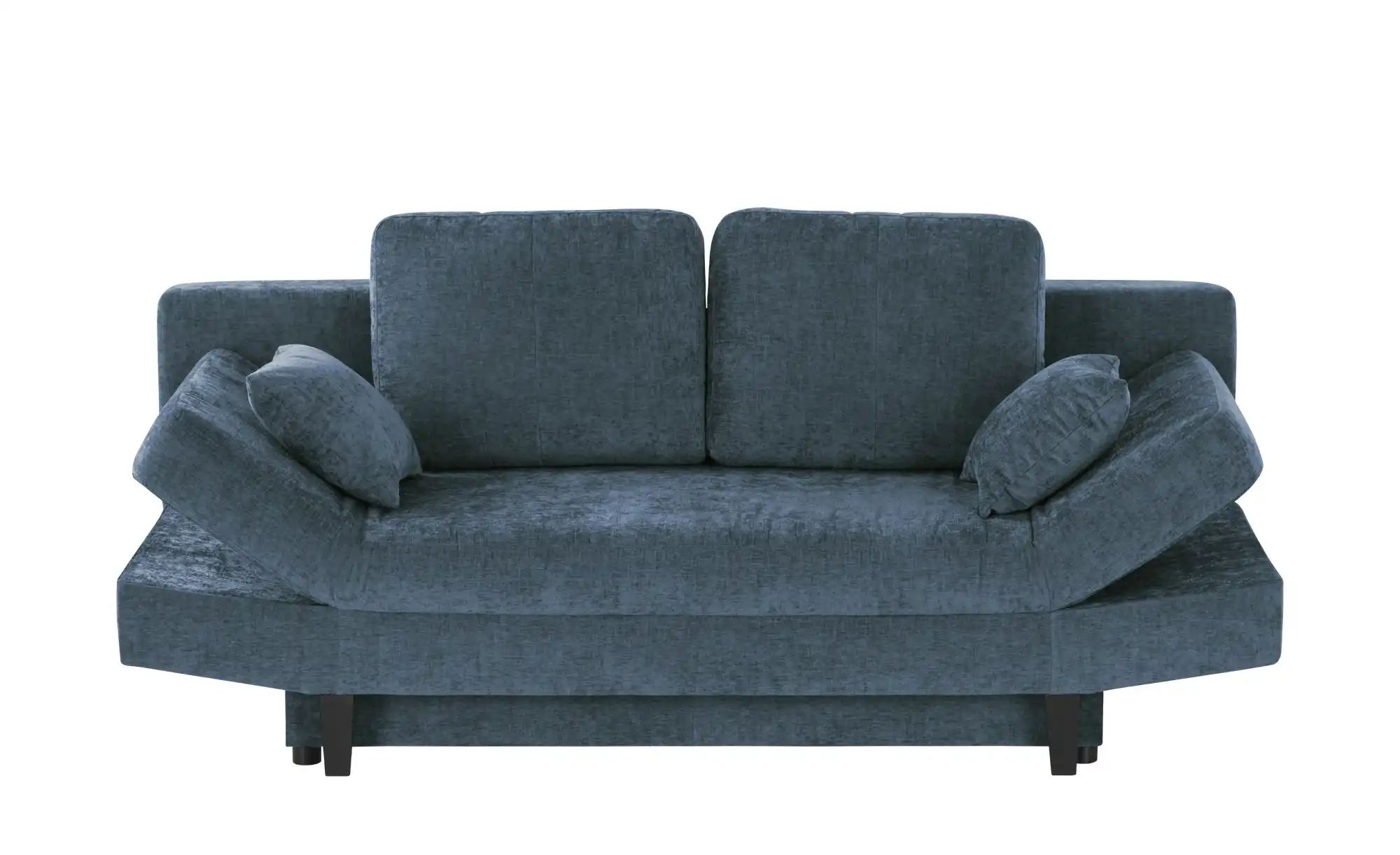 smart Schlafsofa  Mokka ¦ blau ¦ Maße (cm): B: 205 H: 87 T: 100.0 Polstermö günstig online kaufen