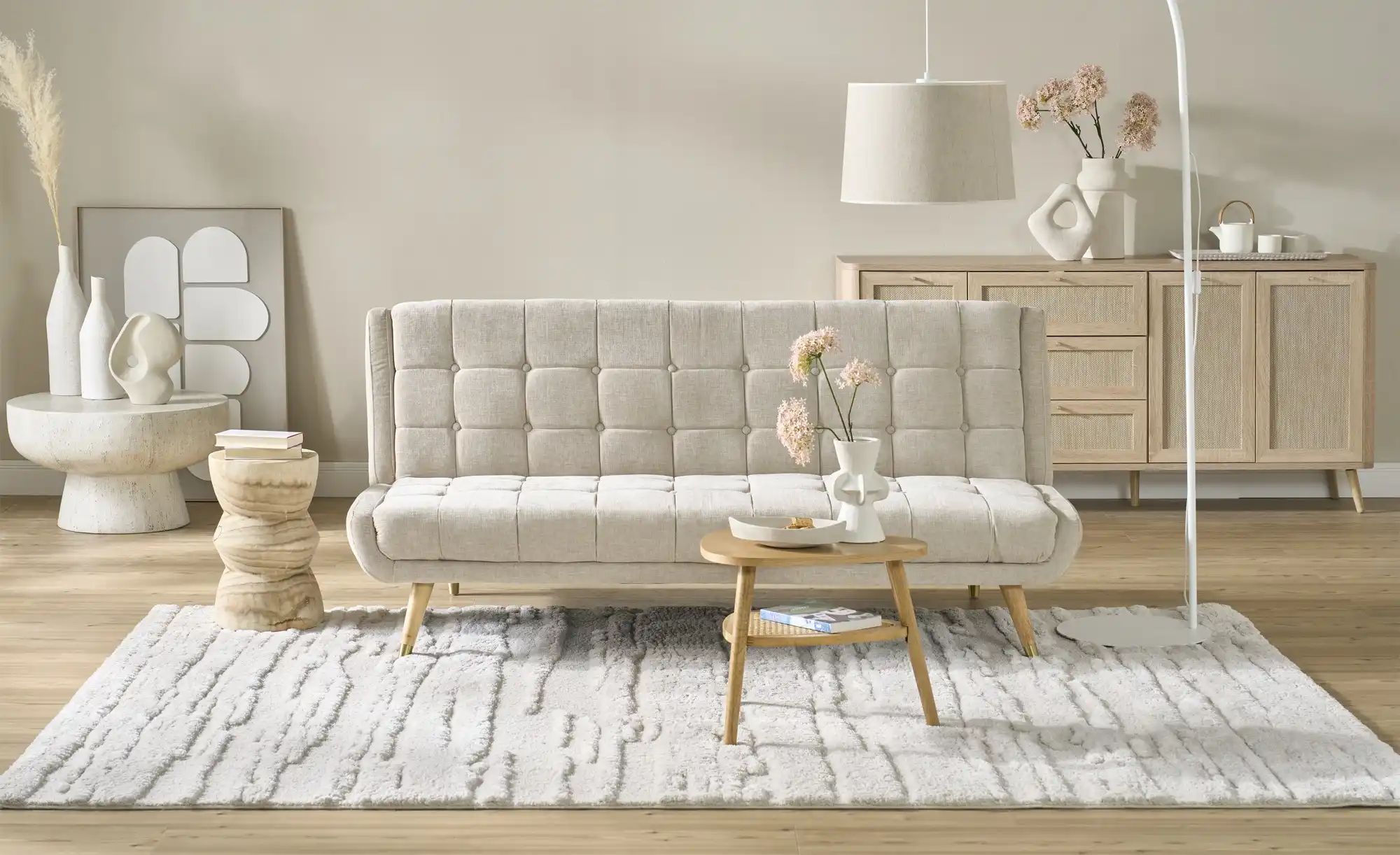 Schlafsofa  Jianny ¦ grün ¦ Maße (cm): B: 182 H: 85 T: 100.0 Polstermöbel > günstig online kaufen