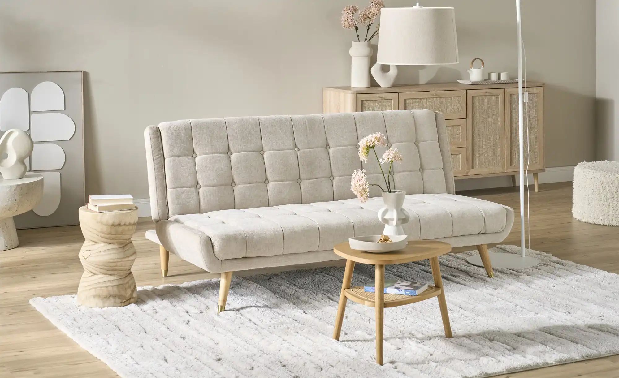 Thumbnail - Schlafsofa  Jianny ¦ grün ¦ Maße (cm): B: 182 H: 85 T: 100.0 Polstermöbel > Sofas > 2-Sitzer - Höffner