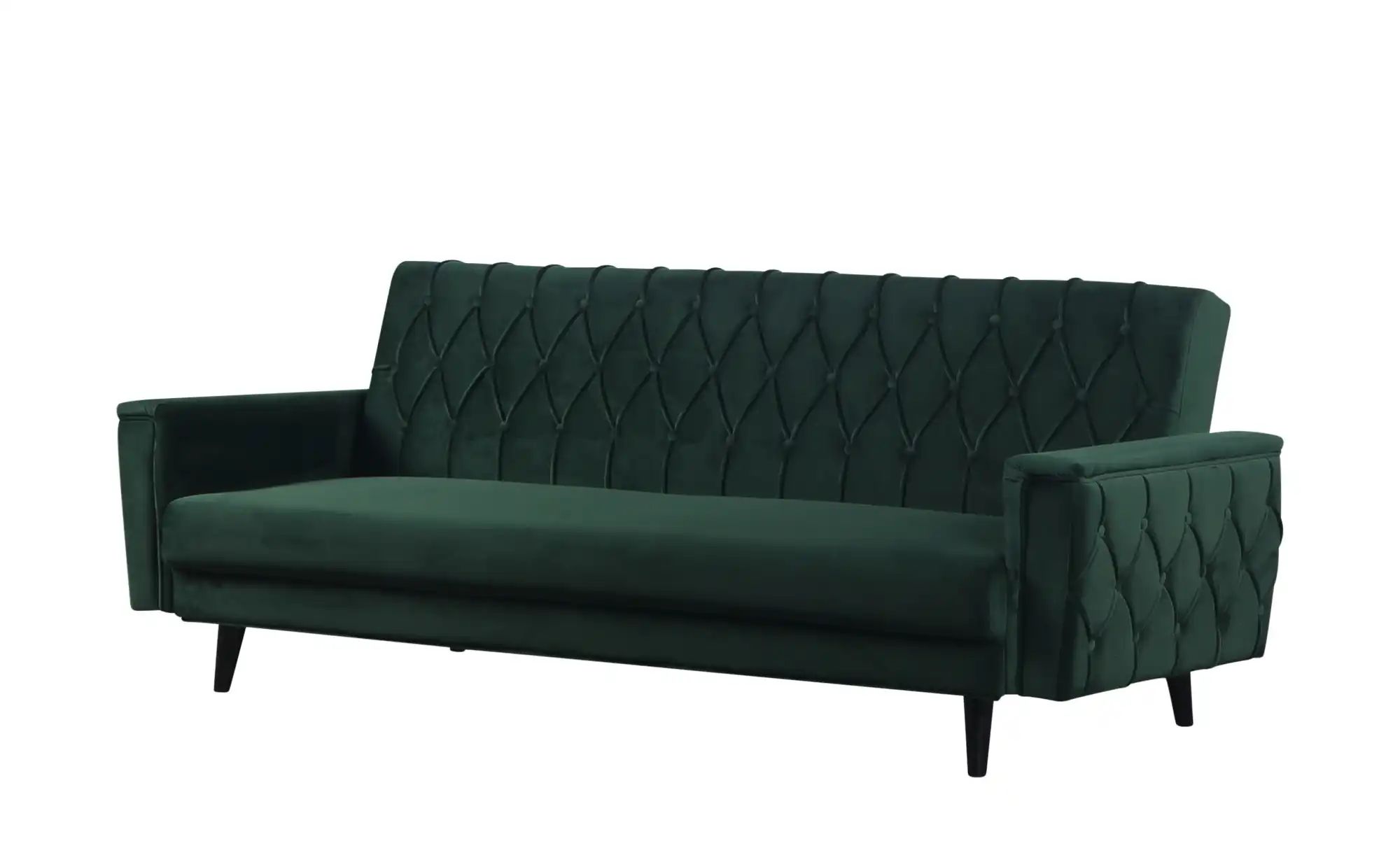 Thumbnail - Schlafsofa Johanetta ¦ grün ¦ Maße (cm): B: 214 H: 83 T: 106.0 Polstermöbel > Sofas > 2-Sitzer - Höffner