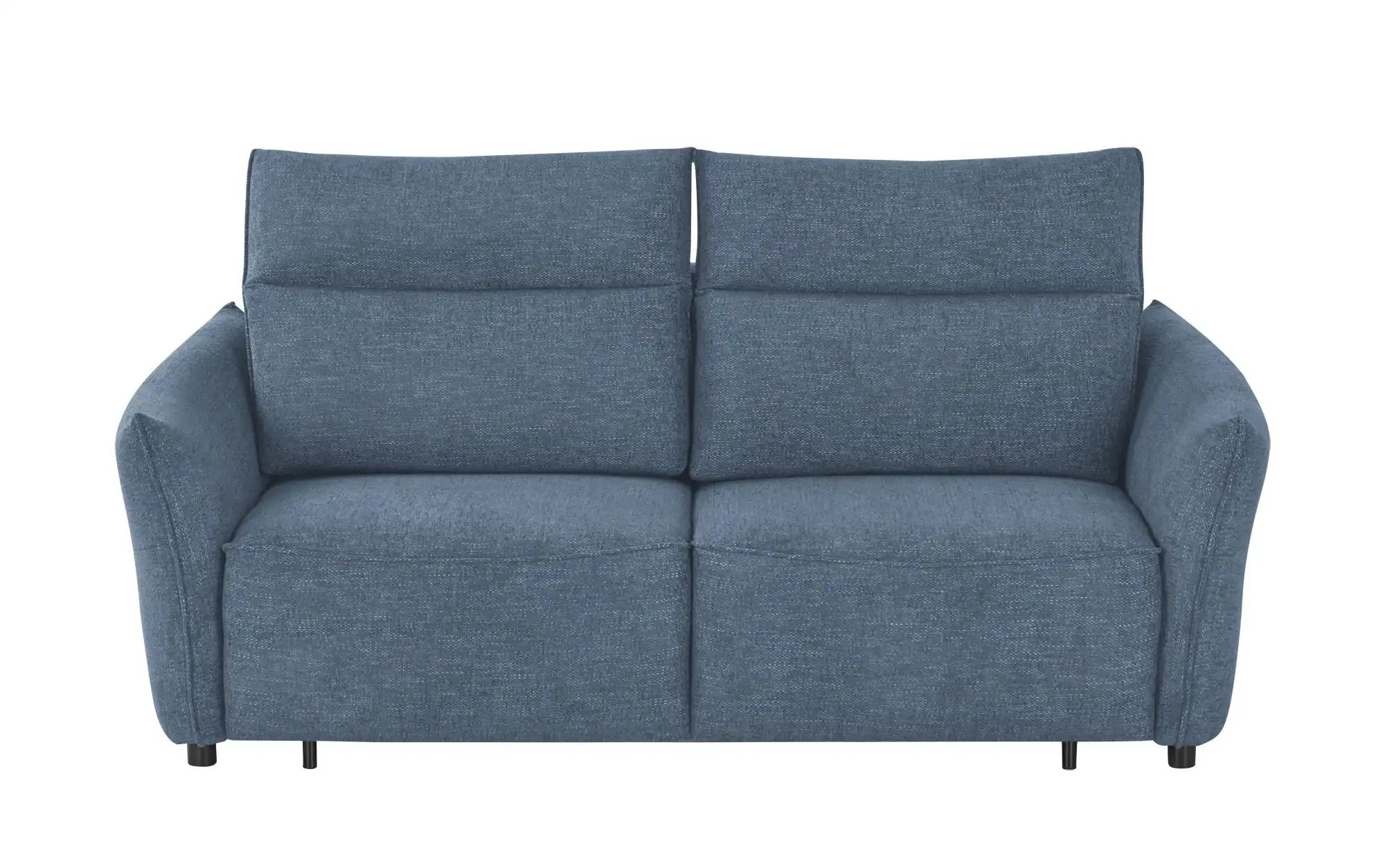 smart Big Sofa mit Funktion  Linda ¦ blau ¦ Maße (cm): B: 204 H: 78 T: 101. günstig online kaufen