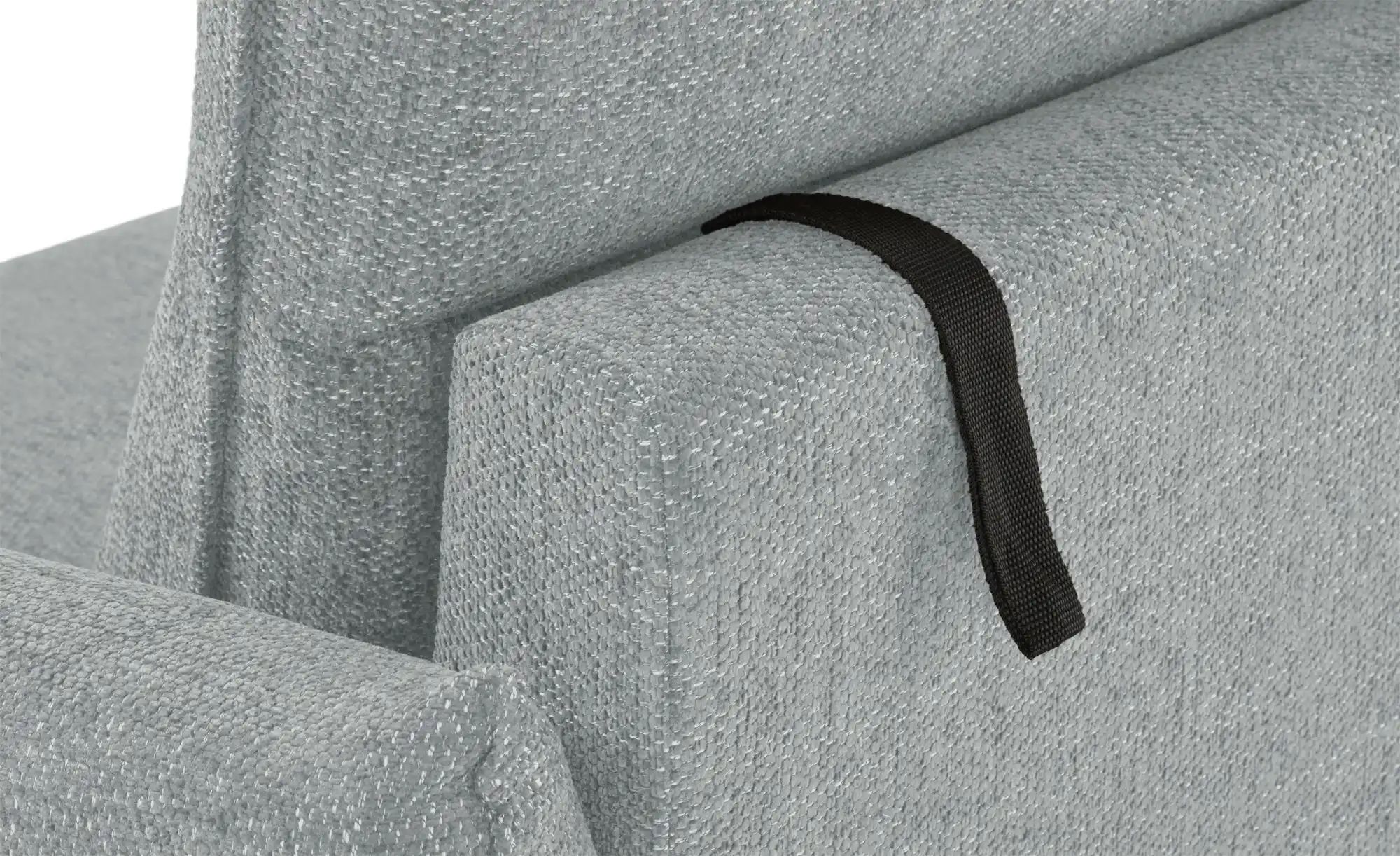 smart Big Sofa mit Funktion  Linda ¦ grau ¦ Maße (cm): B: 204 H: 78 T: 101. günstig online kaufen