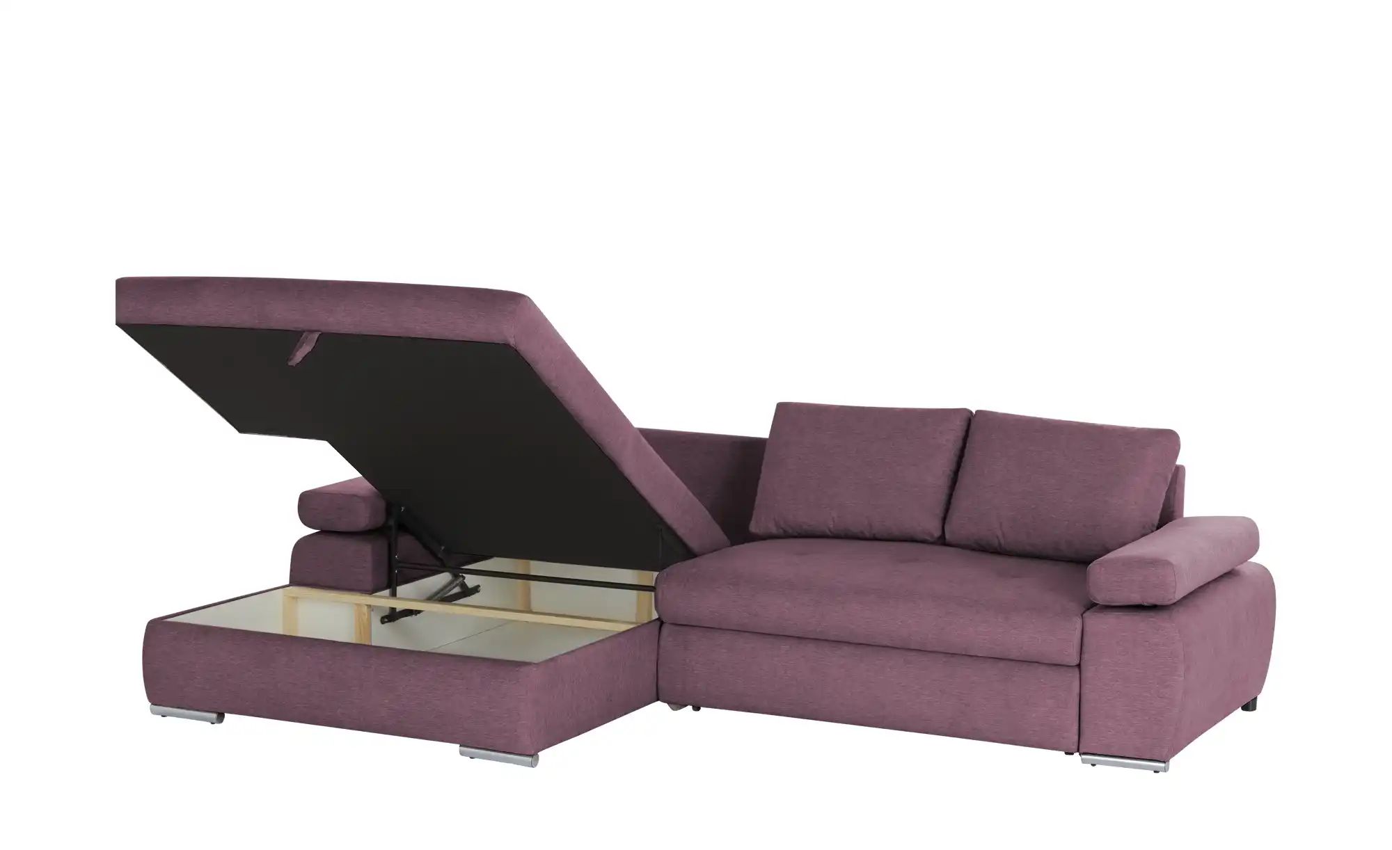 Thumbnail - smart Ecksofa Ibby ¦ lila/violett ¦ Maße (cm): B: 294 H: 73 T: 173.0 Polstermöbel > Sofas > 3-Sitzer - Höffner