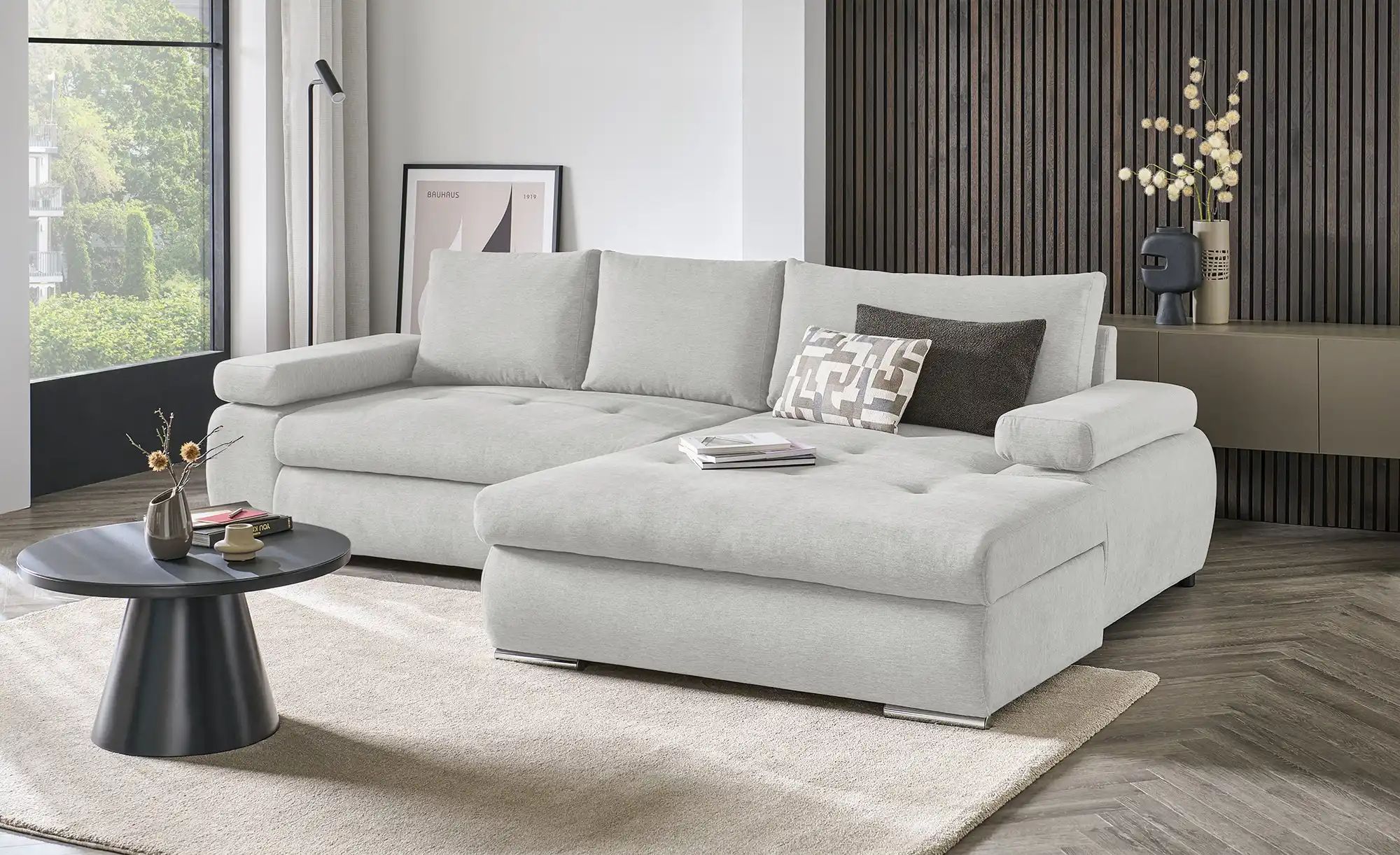 smart Ecksofa  Ibby ¦ grau ¦ Maße (cm): B: 294 H: 73 T: 173.0 Polstermöbel günstig online kaufen