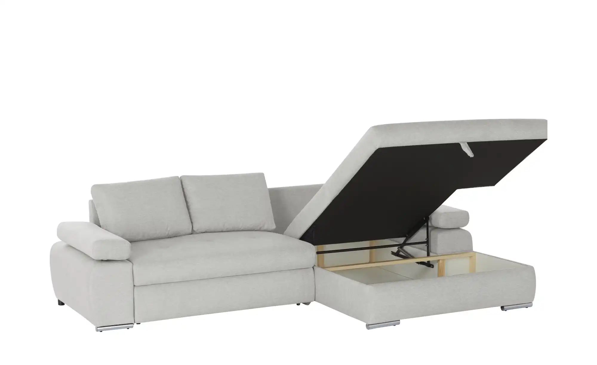 Thumbnail - smart Ecksofa Ibby ¦ grau ¦ Maße (cm): B: 294 H: 73 T: 173.0 Polstermöbel > Sofas > 3-Sitzer - Höffner