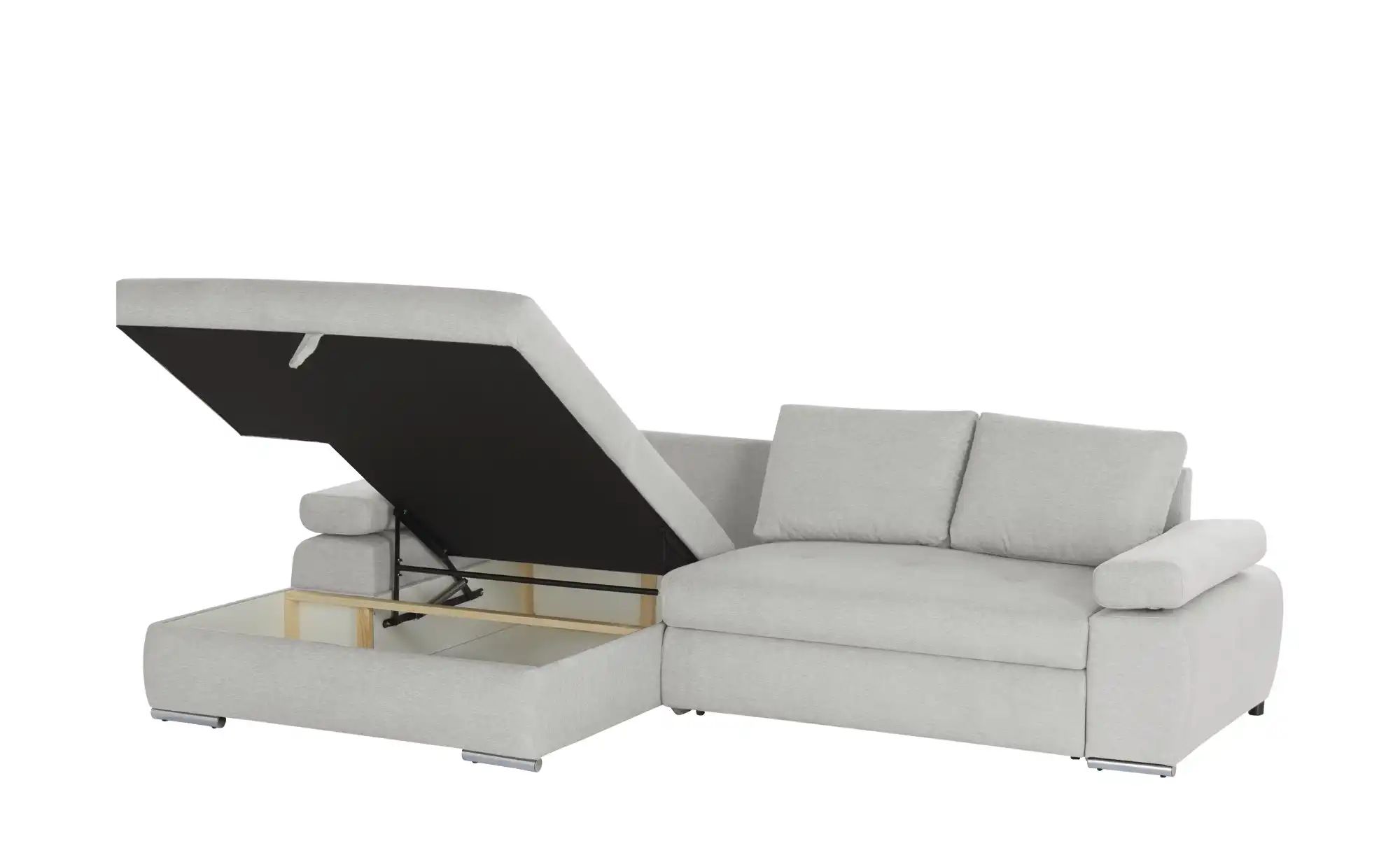 Thumbnail - smart Ecksofa Ibby ¦ grau ¦ Maße (cm): B: 294 H: 73 T: 173.0 Polstermöbel > Sofas > 3-Sitzer - Höffner