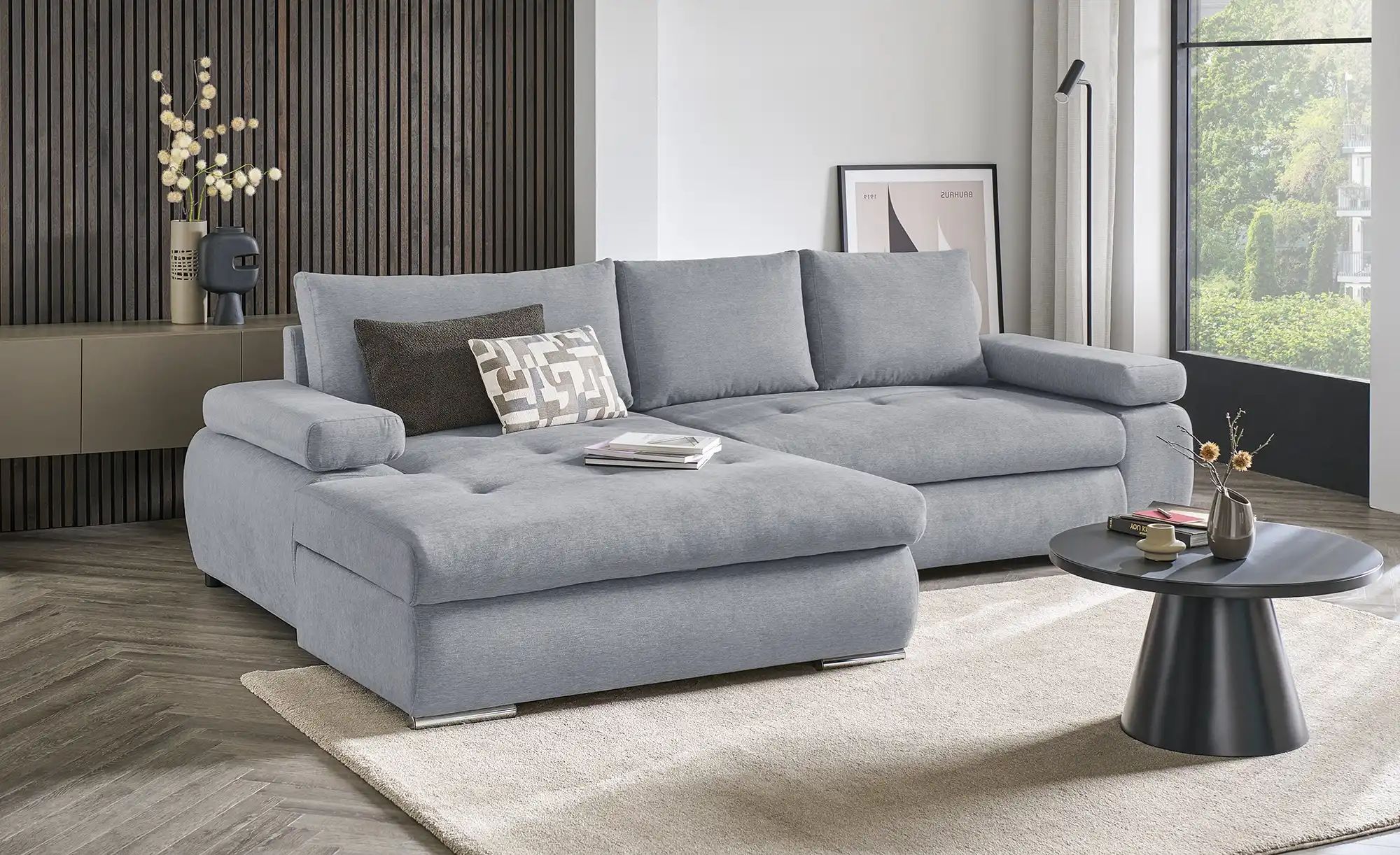 Thumbnail - smart Ecksofa Ibby ¦ grau ¦ Maße (cm): B: 294 H: 73 T: 173.0 Polstermöbel > Sofas > Ecksofas - Höffner