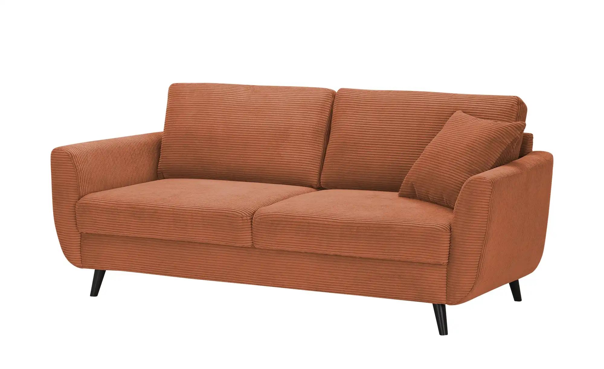 smart Einzelsofa  Wanja ¦ orange ¦ Maße (cm): B: 210 H: 90 T: 90.0 Polsterm günstig online kaufen