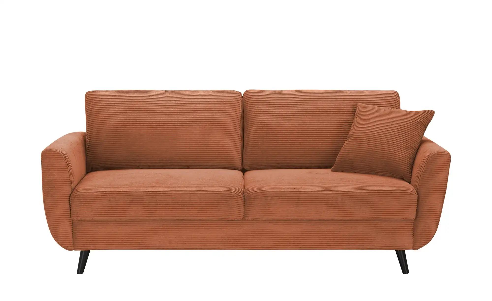 smart Einzelsofa  Wanja ¦ orange ¦ Maße (cm): B: 210 H: 90 T: 90.0 Polsterm günstig online kaufen