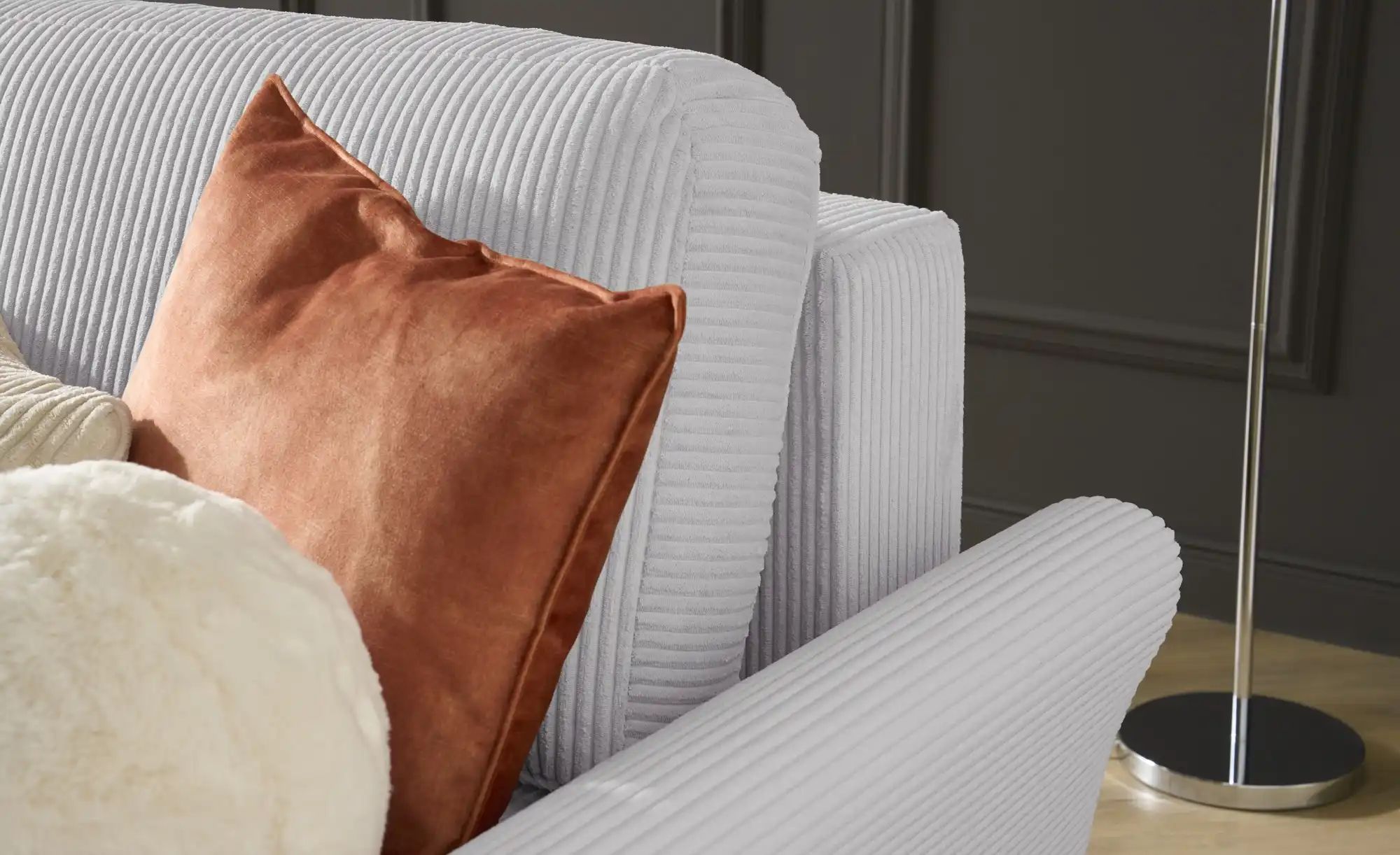 Big Sofa mit Funktion  Malyn II ¦ grau ¦ Maße (cm): B: 232 H: 88 T: 100.0 P günstig online kaufen