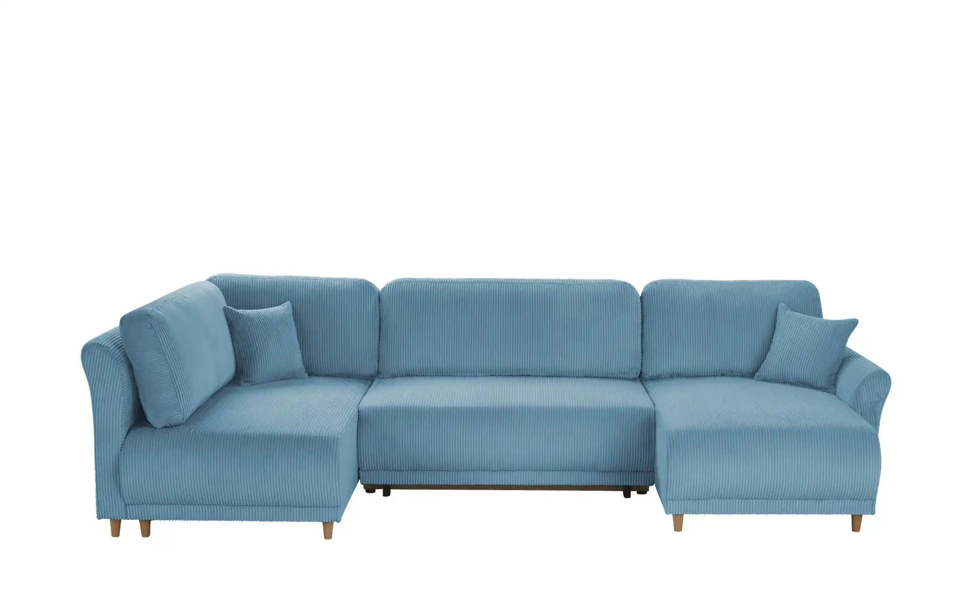 Wohnlandschaft mit Funktion  Malyn II ¦ türkis/petrol ¦ Maße (cm): B: 316 H günstig online kaufen