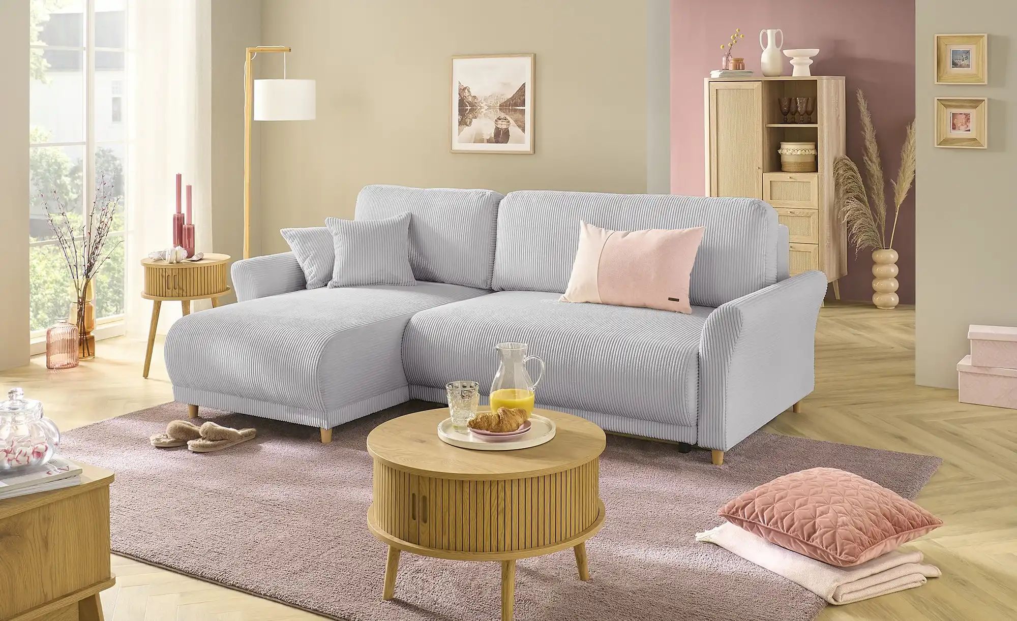 Ecksofa  Malyn II ¦ grau ¦ Maße (cm): B: 236 H: 90 T: 147.0 Polstermöbel > günstig online kaufen