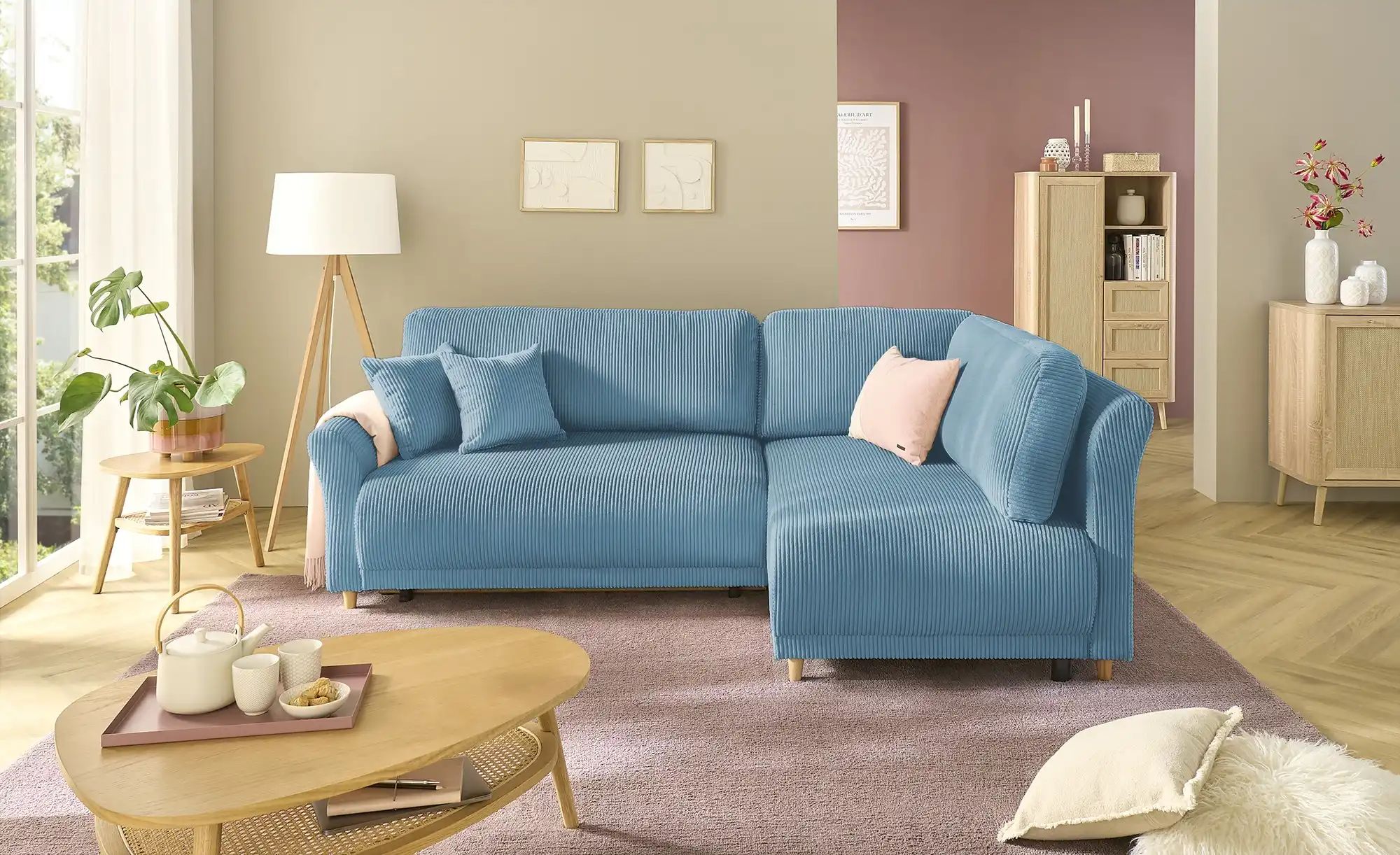 Thumbnail - Ecksofa Malyn II ¦ beige ¦ Maße (cm): B: 238 H: 90 T: 160.0 Polstermöbel > Sofas > 3-Sitzer - Höffner