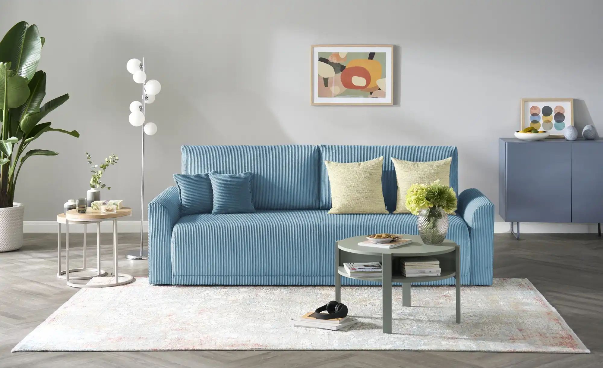 Big Sofa mit Funktion  Malyn  ¦ türkis/petrol ¦ Maße (cm): B: 234 H: 90 T: günstig online kaufen
