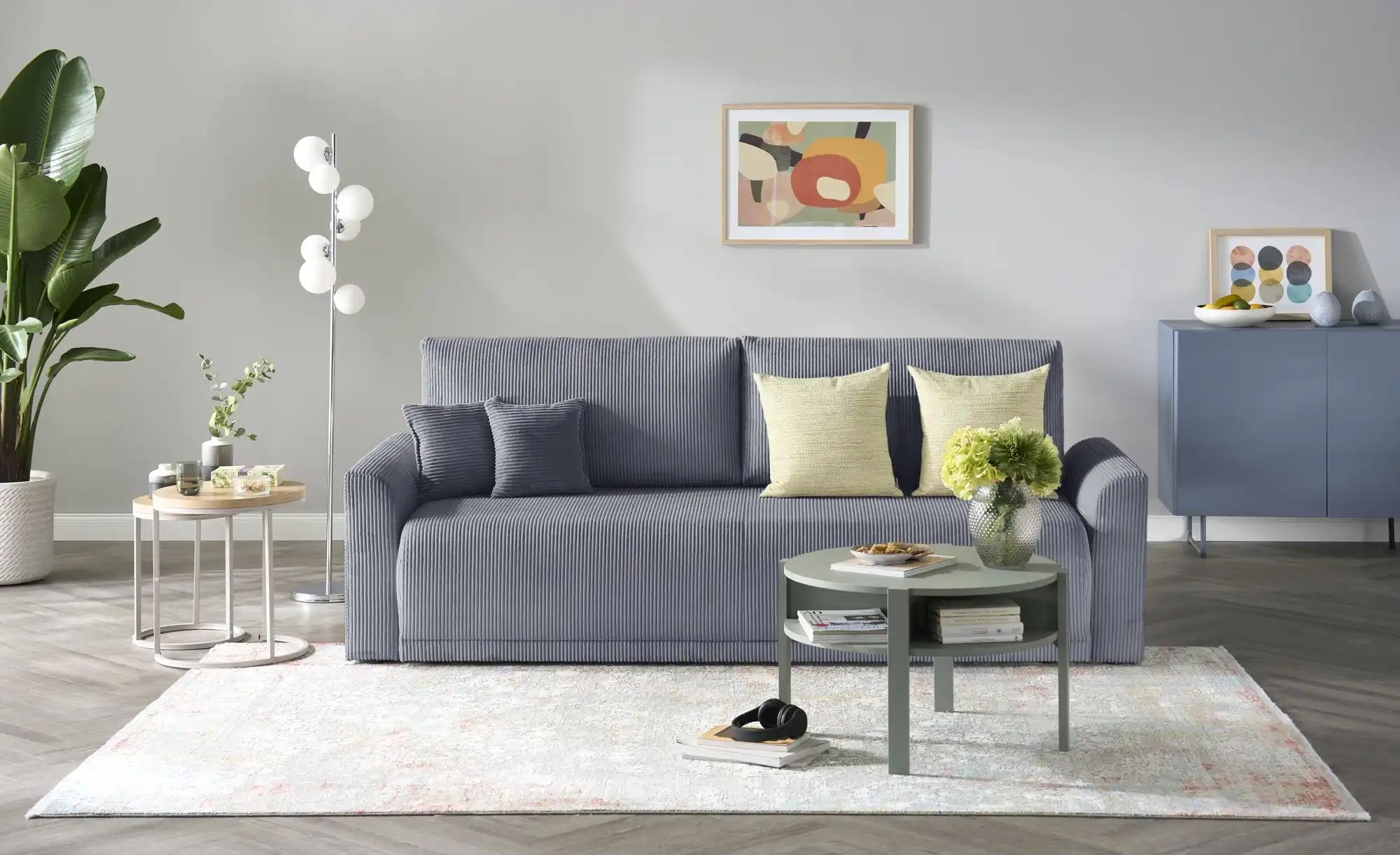 Big Sofa mit Funktion  Malyn  ¦ grau ¦ Maße (cm): B: 234 H: 90 T: 103.0 Pol günstig online kaufen