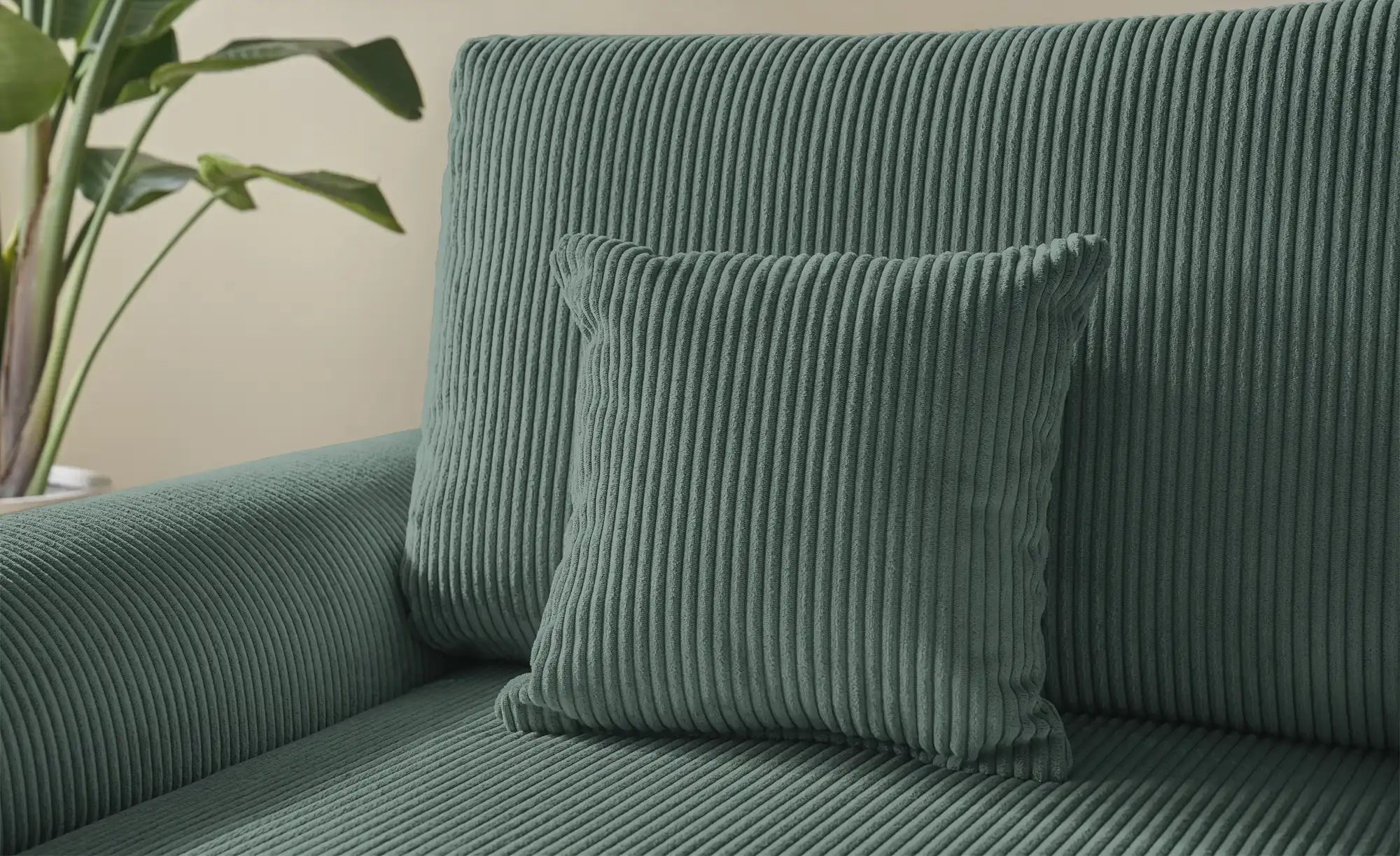 Thumbnail - Wohnlandschaft  Malyn ¦ grün ¦ Maße (cm): B: 313 H: 90 T: 160.0 Polstermöbel > Sofas > Schlafsofas - Höffner