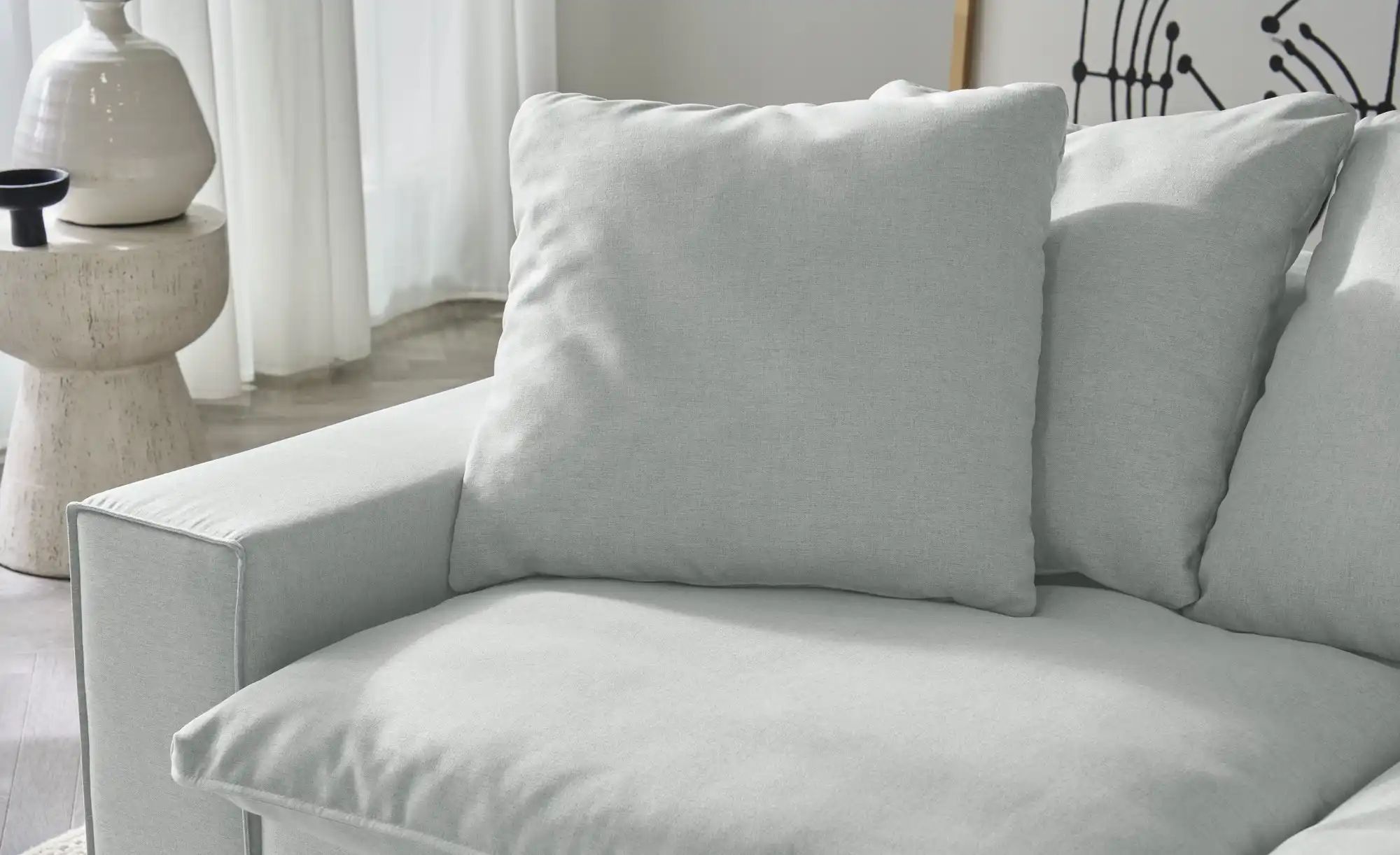 SOHO Ecksofa  Kini ¦ grau ¦ Maße (cm): B: 230 H: 83 T: 180.0 Polstermöbel > günstig online kaufen