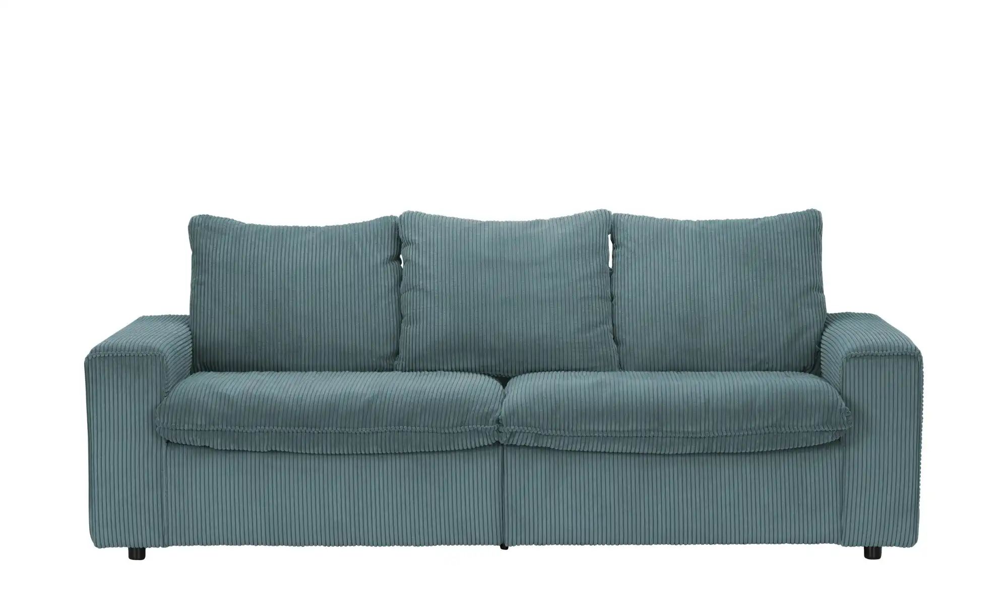 SOHO Big Sofa  Kini ¦ türkis/petrol ¦ Maße (cm): B: 214 H: 85 T: 107.0 Pols günstig online kaufen