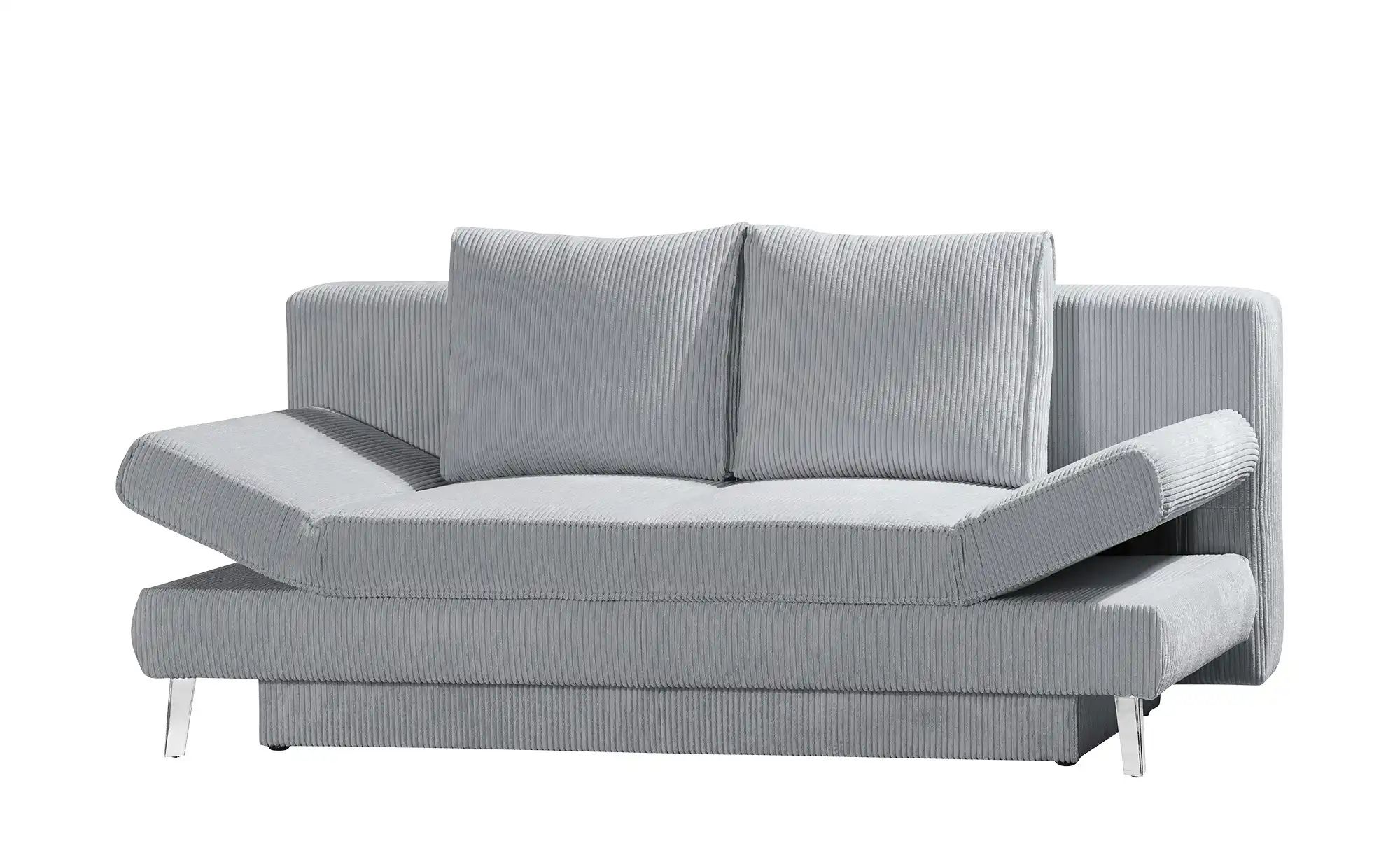 Thumbnail - Schlafsofa mit Bettkasten Sidney ¦ grau ¦ Maße (cm): B: 200 H: 85 T: 90.0 Polstermöbel > Sofas > 2-Sitzer - Höffner