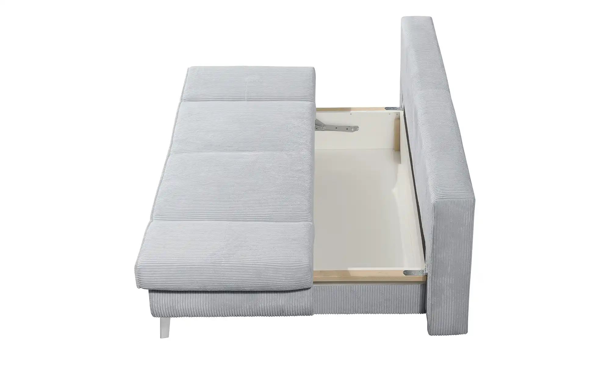 Thumbnail - Schlafsofa mit Bettkasten Sidney ¦ grau ¦ Maße (cm): B: 200 H: 85 T: 90.0 Polstermöbel > Sofas > 2-Sitzer - Höffner