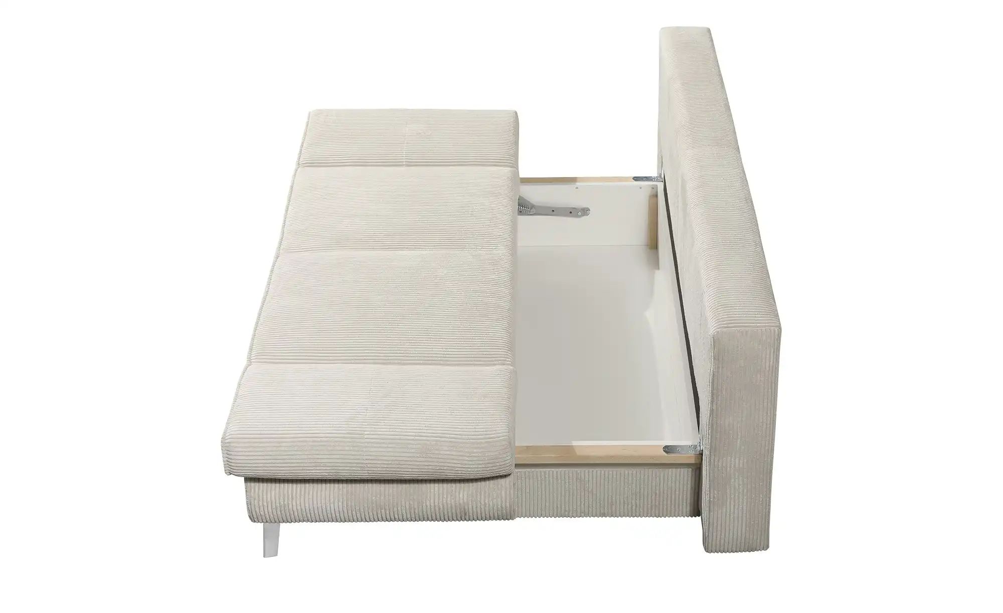Schlafsofa mit Bettkasten Sidney ¦ beige ¦ Maße (cm): B: 200 H: 85 T: 90.0 günstig online kaufen
