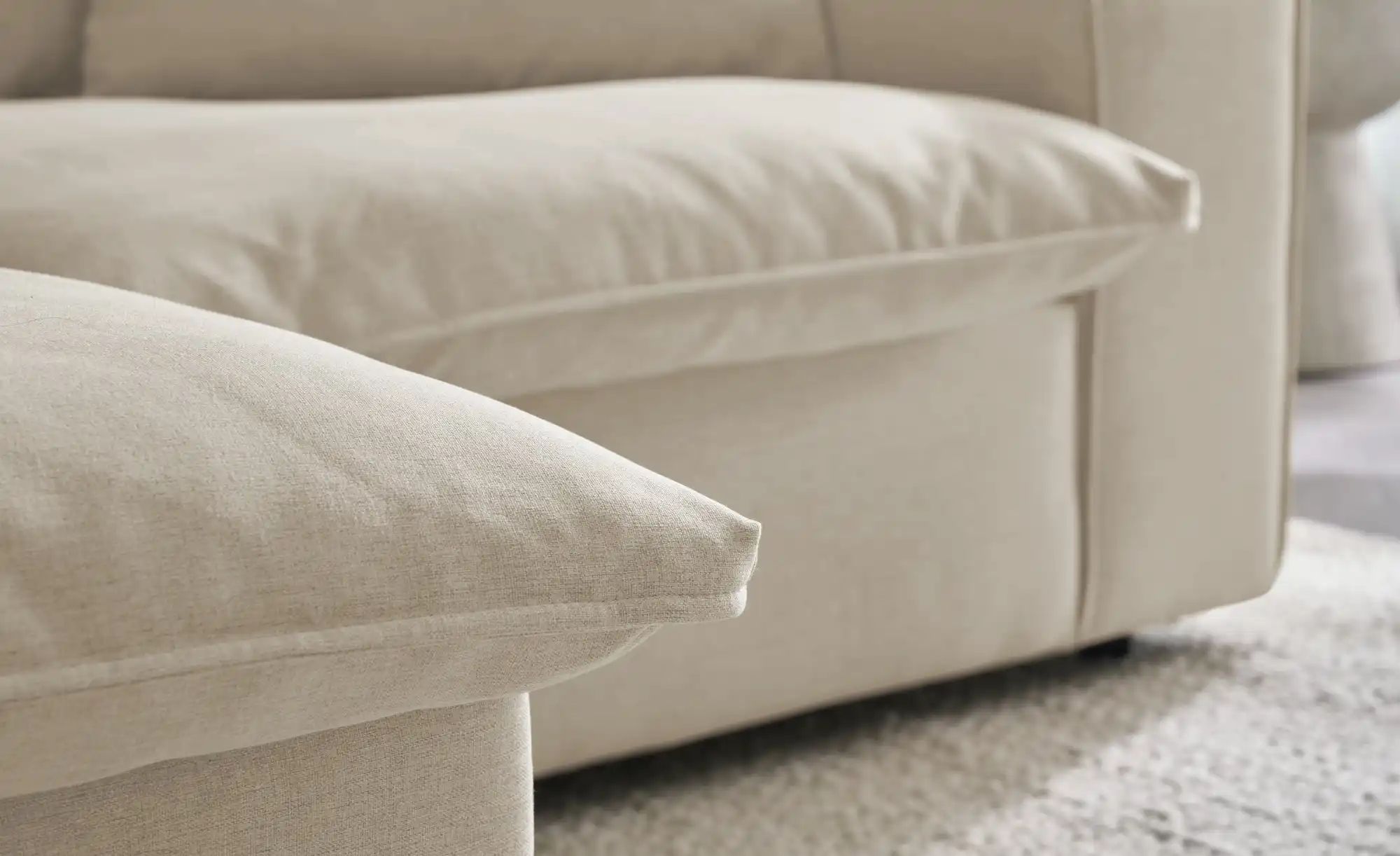 Thumbnail - SOHO Ecksofa  Kini ¦ beige ¦ Maße (cm): B: 230 H: 83 T: 180.0 Polstermöbel > Sofas > Ecksofas - Höffner