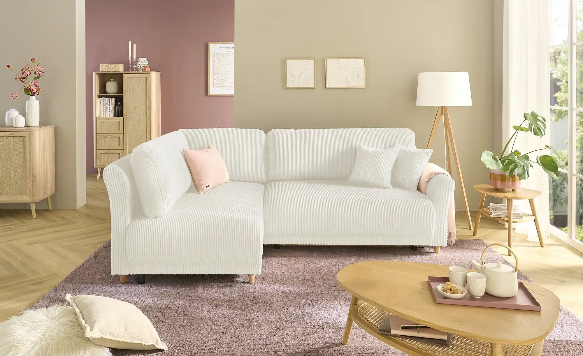 Thumbnail - Ecksofa  Malyn II ¦ beige ¦ Maße (cm): B: 238 H: 90 T: 160.0 Polstermöbel > Sofas > 3-Sitzer - Höffner