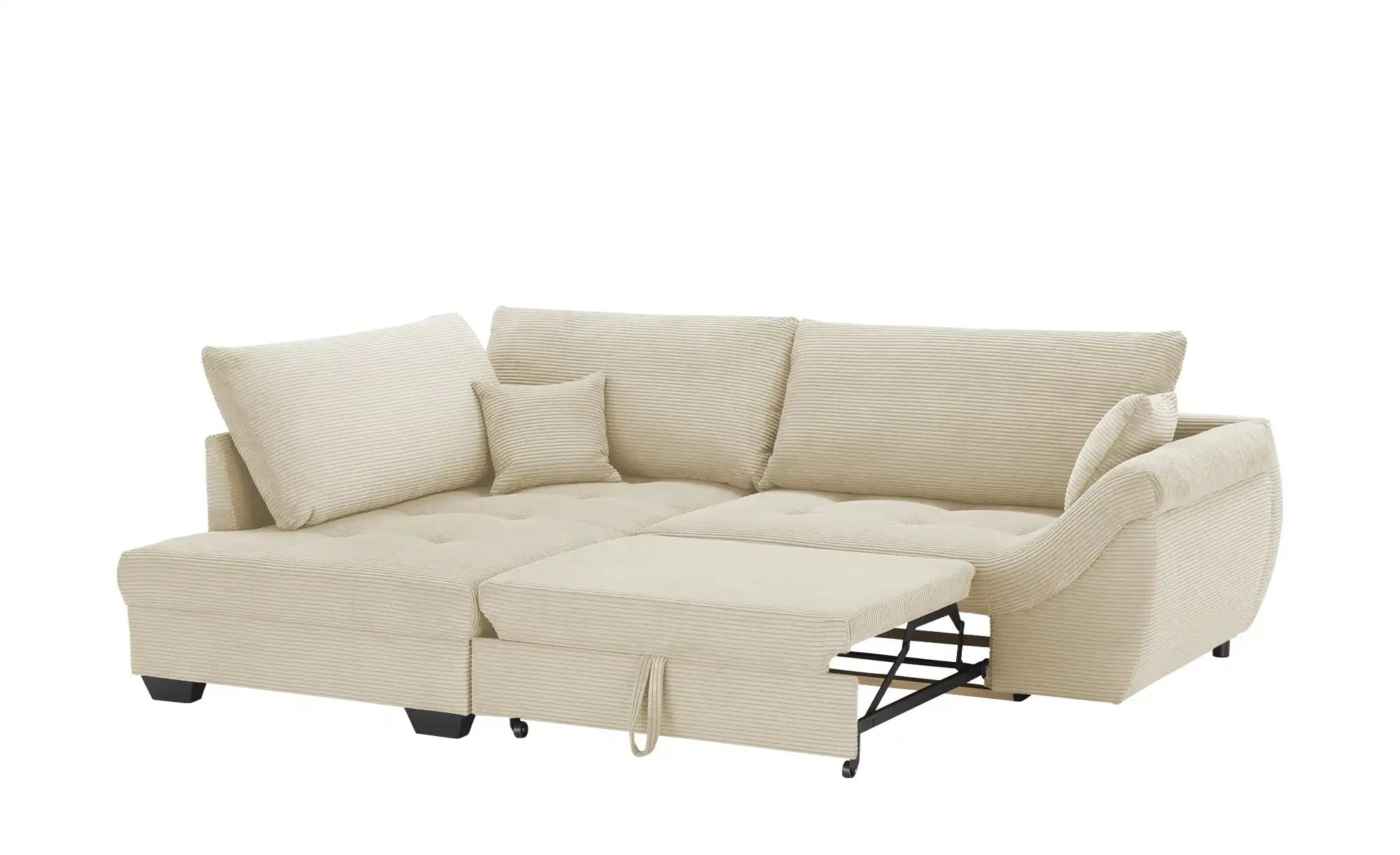 bobb Ecksofa  Krissy ¦ creme ¦ Maße (cm): B: 251 H: 88 T: 190.0 Polstermöbe günstig online kaufen