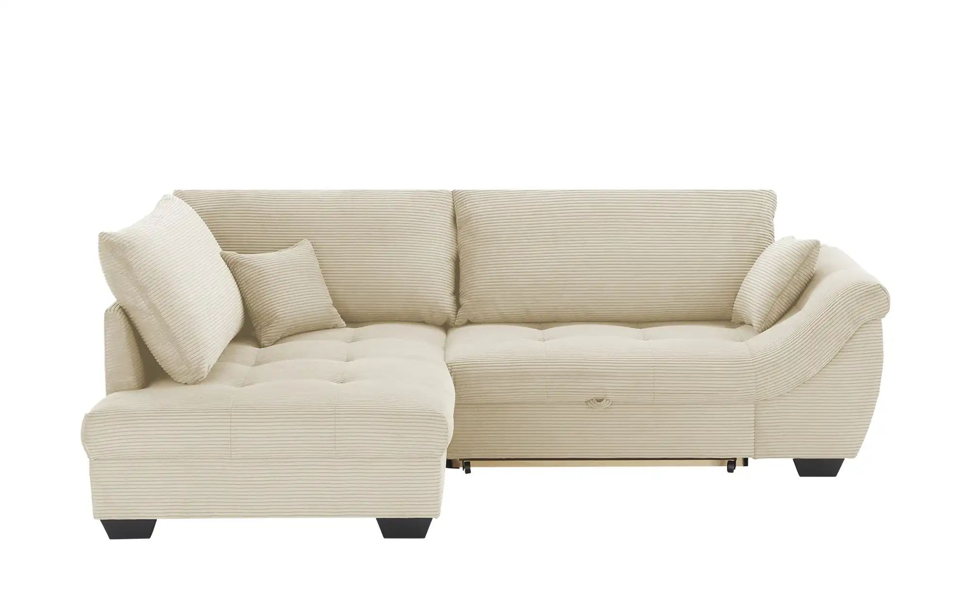 bobb Ecksofa  Krissy ¦ creme ¦ Maße (cm): B: 251 H: 88 T: 190.0 Polstermöbe günstig online kaufen