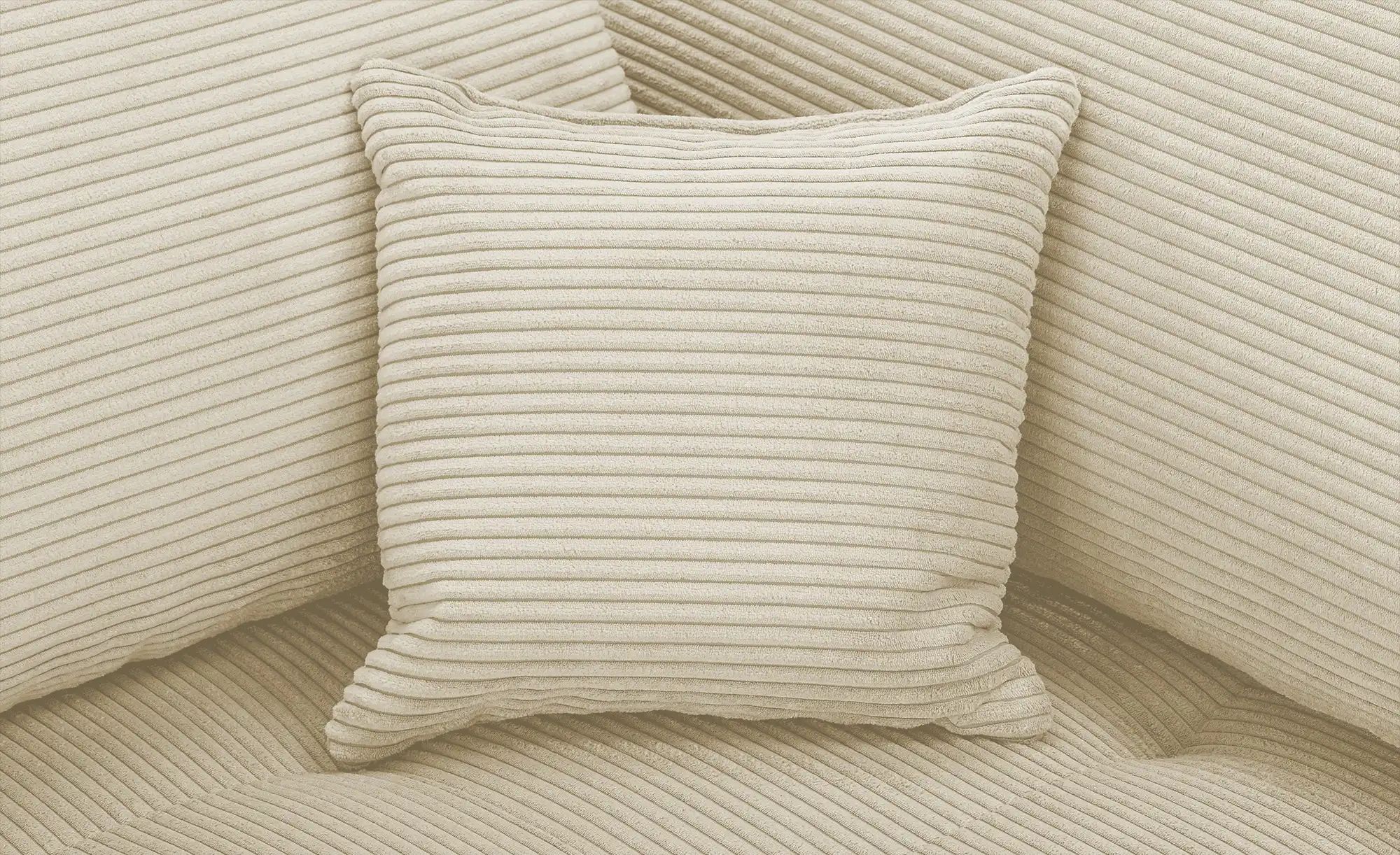 Thumbnail - bobb Ecksofa  Krissy ¦ creme ¦ Maße (cm): B: 251 H: 88 T: 190.0 Polstermöbel > Sofas > Ecksofas - Höffner