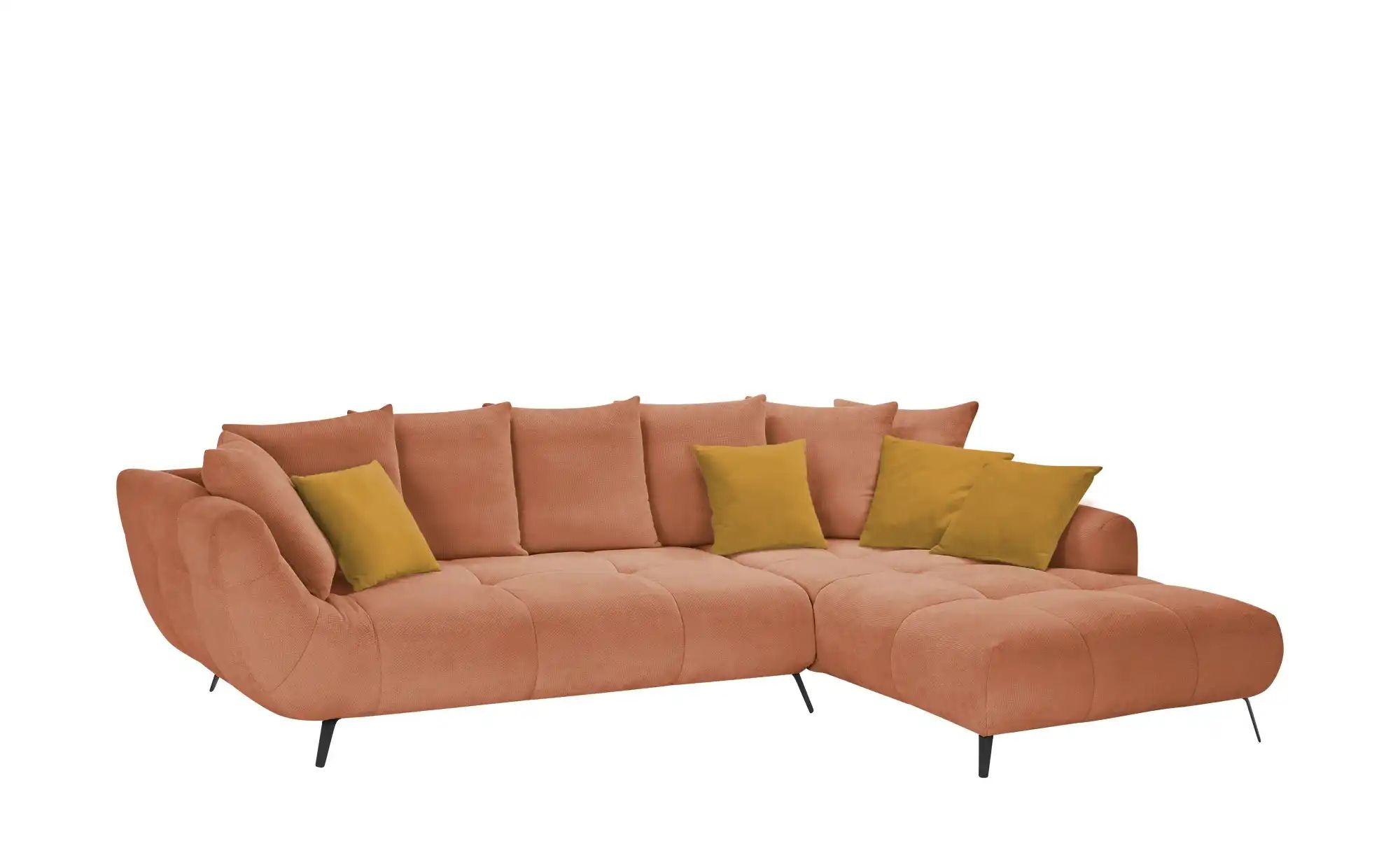 bobb Ecksofa  Bellani III ¦ kupfer ¦ Maße (cm): B: 318 H: 90 T: 218.0 Polst günstig online kaufen