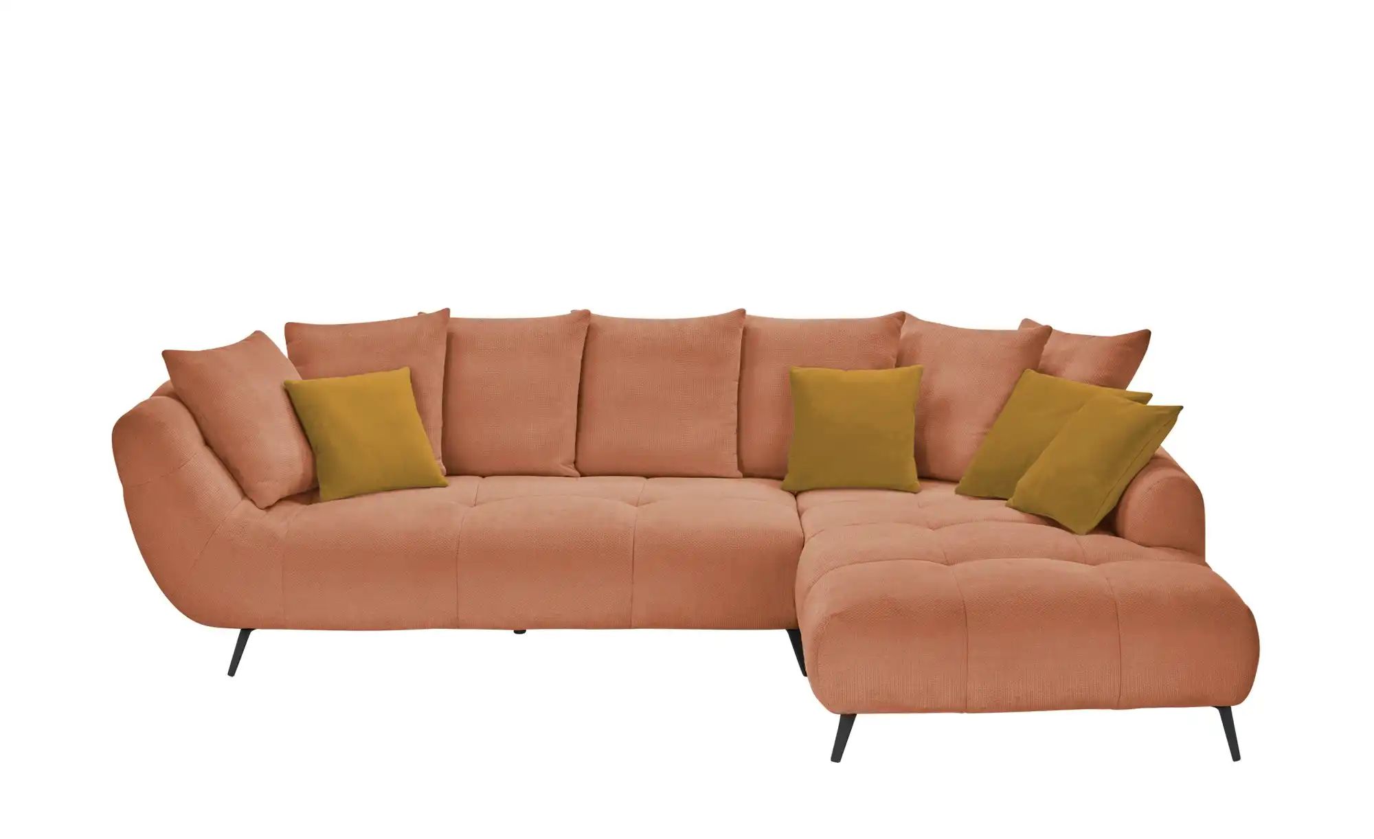 bobb Ecksofa  Bellani III ¦ kupfer ¦ Maße (cm): B: 318 H: 90 T: 218.0 Polst günstig online kaufen
