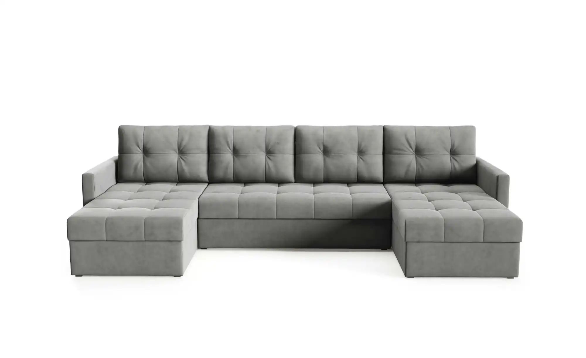 Wohnlandschaft  Olivia ¦ grau ¦ Maße (cm): B: 301 H: 86 Polstermöbel > Sofa günstig online kaufen