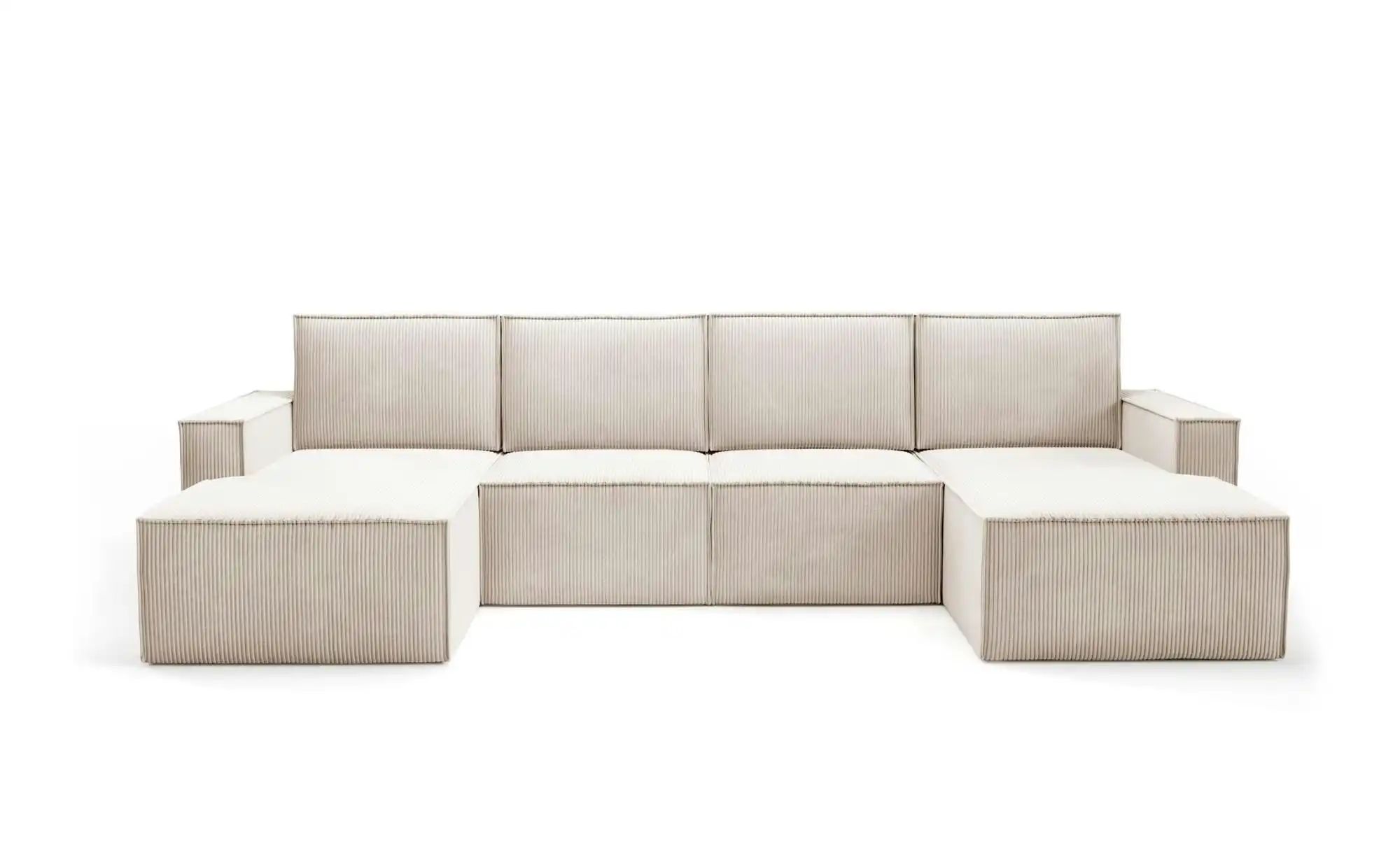 Wohnlandschaft  Orto ¦ beige ¦ Maße (cm): B: 320 H: 93 Polstermöbel > Sofas günstig online kaufen
