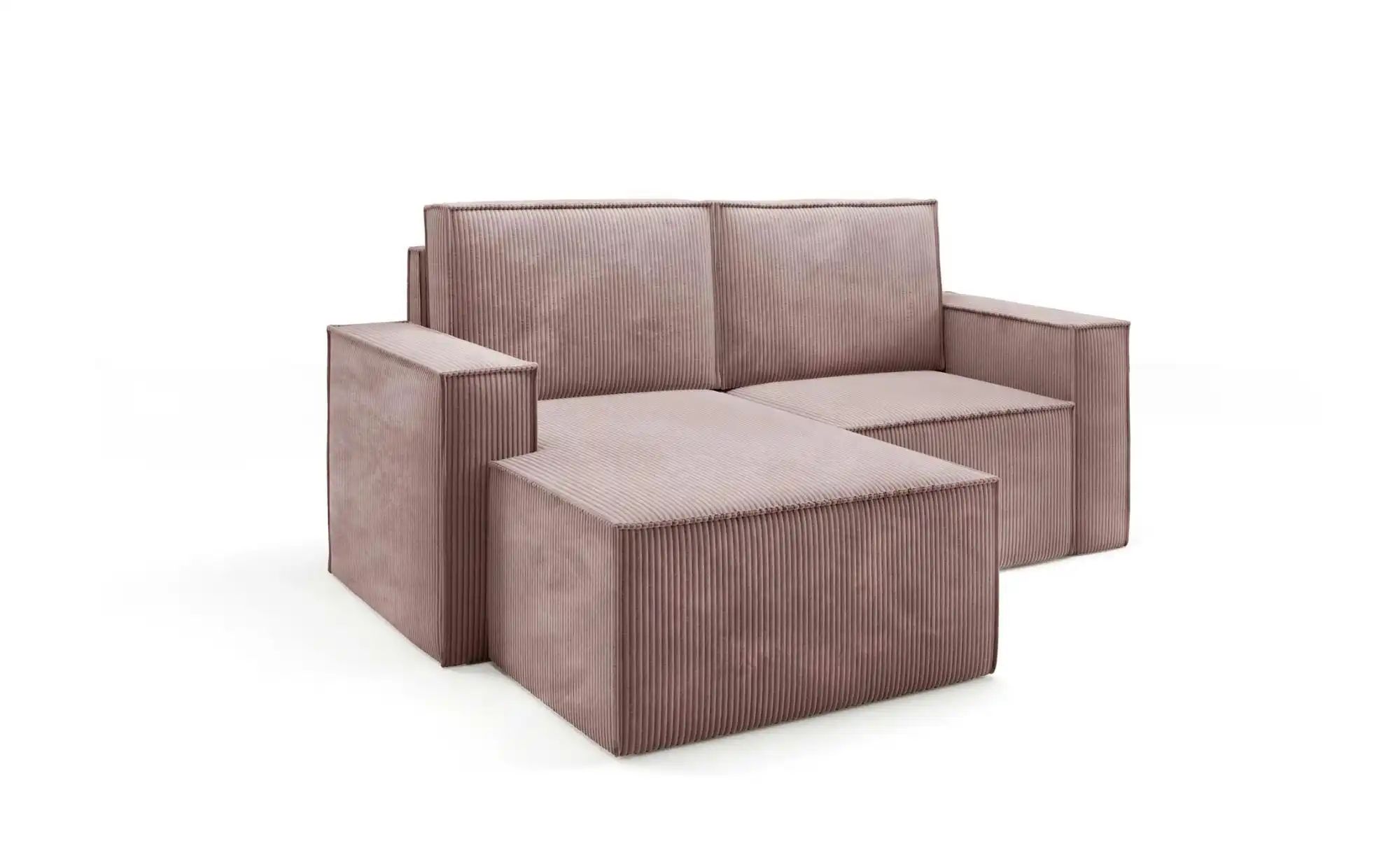 Ecksofa  Orto ¦ rosa/pink ¦ Maße (cm): B: 180 H: 93 Polstermöbel > Sofas > günstig online kaufen