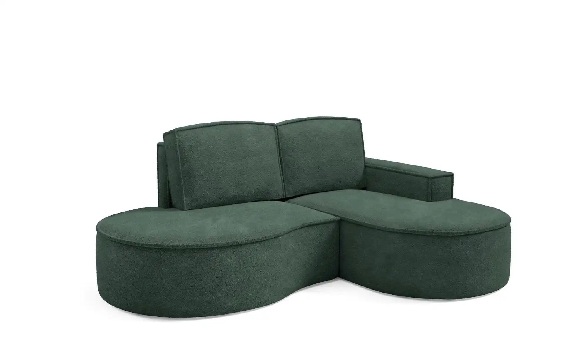 Ecksofa  Flow ¦ grün ¦ Maße (cm): B: 210 H: 88 Polstermöbel > Sofas > Eckso günstig online kaufen
