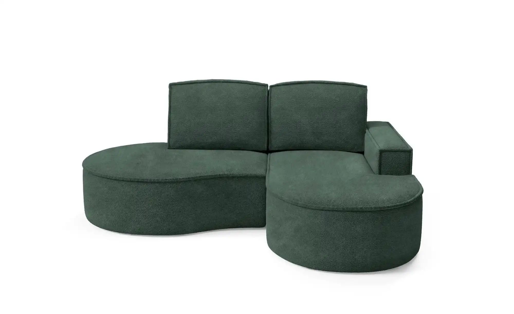 Ecksofa  Flow ¦ grün ¦ Maße (cm): B: 210 H: 88 Polstermöbel > Sofas > Eckso günstig online kaufen