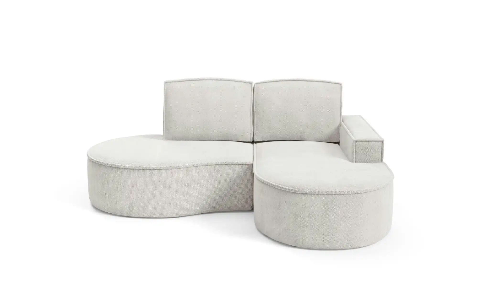 Ecksofa  Flow ¦ weiß ¦ Maße (cm): B: 210 H: 88 Polstermöbel > Sofas > Eckso günstig online kaufen