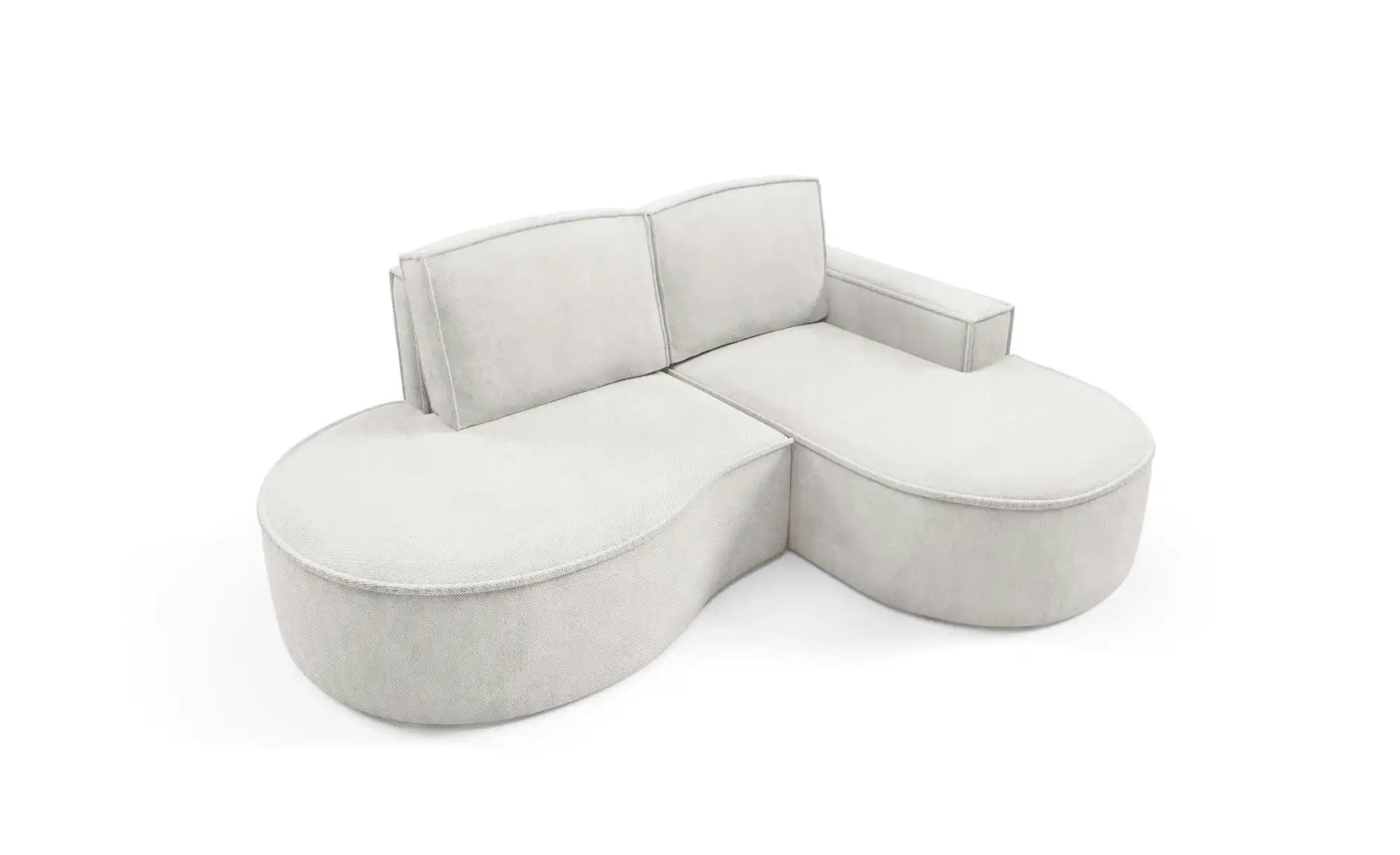 Ecksofa  Flow ¦ weiß ¦ Maße (cm): B: 210 H: 88 Polstermöbel > Sofas > Eckso günstig online kaufen