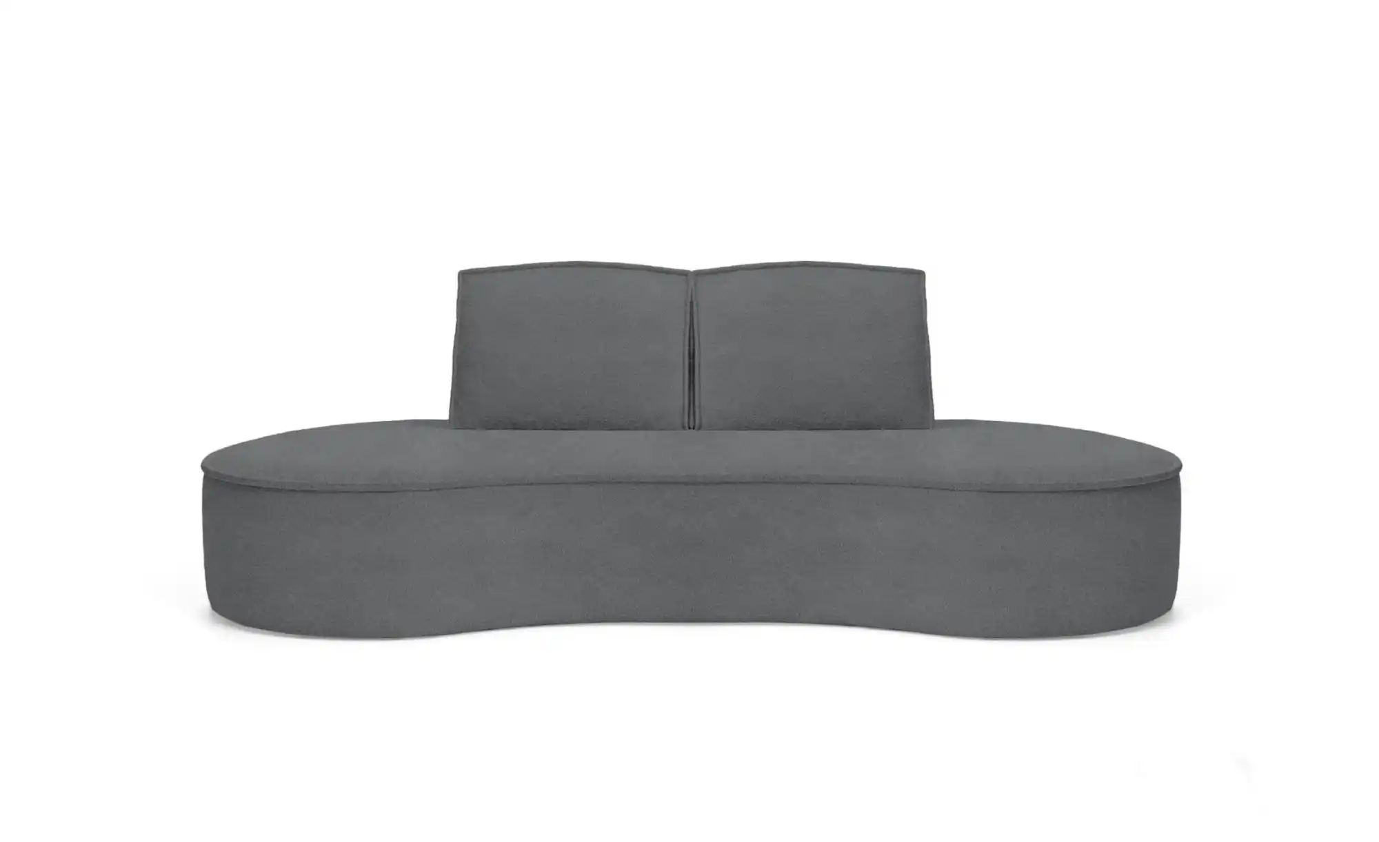 Einzelsofa  Flow ¦ grau ¦ Maße (cm): B: 234 H: 88 Polstermöbel > Sofas > 3- günstig online kaufen