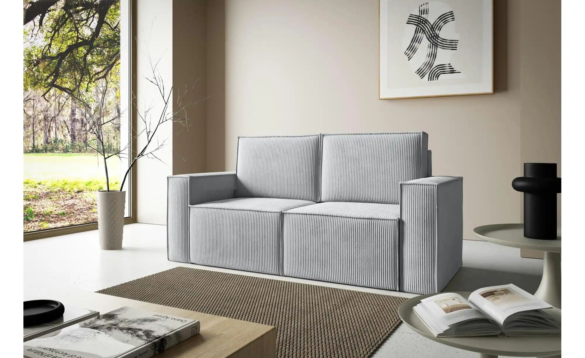 Thumbnail - Einzelsofa  Orto ¦ grau ¦ Maße (cm): B: 178 H: 93 Polstermöbel > Sofas > 2-Sitzer - Höffner