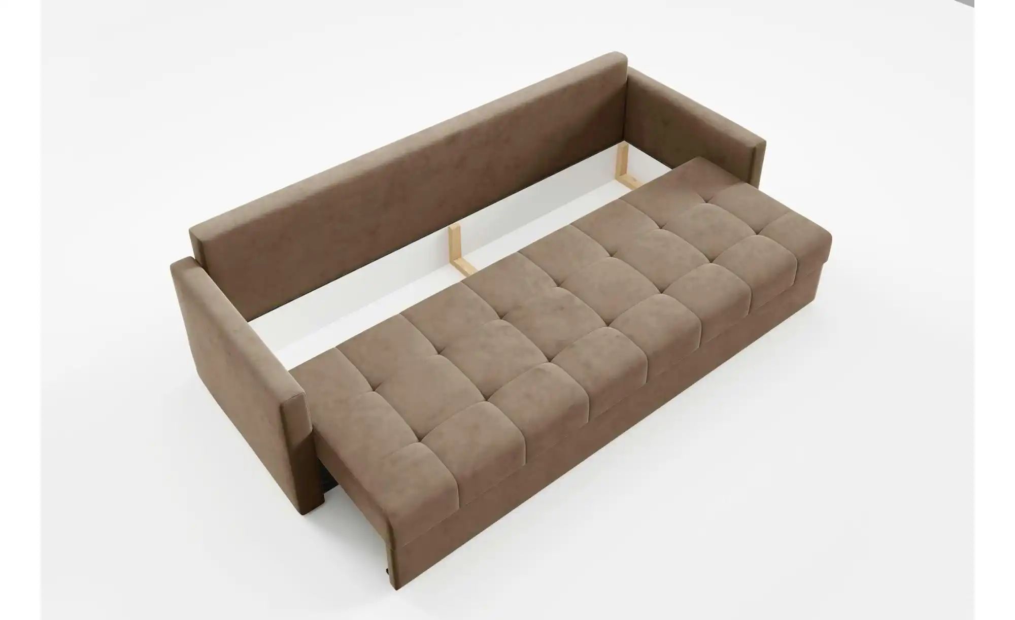 Thumbnail - Einzelsofa  Olivia ¦ braun ¦ Maße (cm): B: 230 H: 86 Polstermöbel > Sofas > 3-Sitzer - Höffner