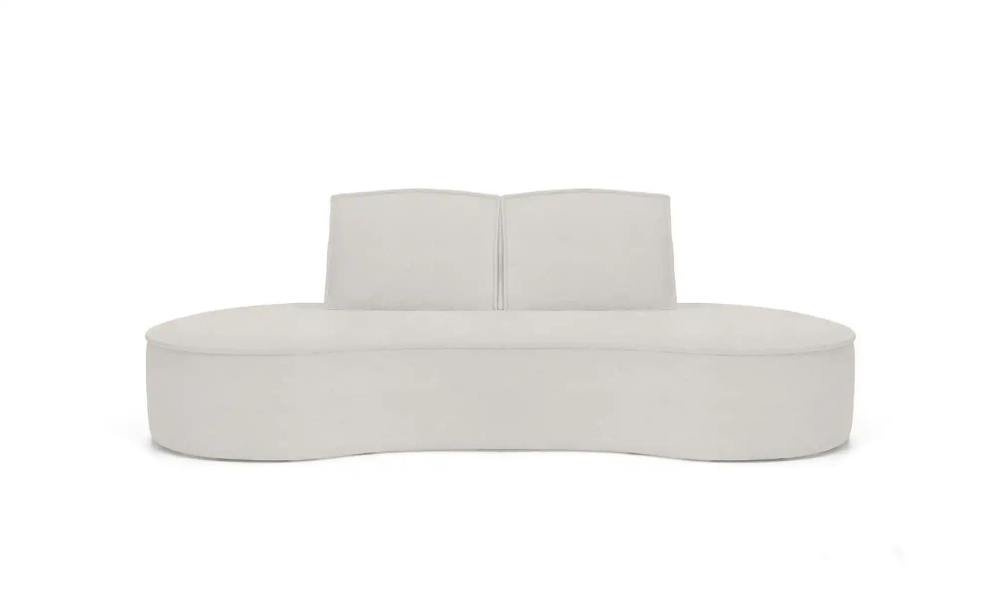 Einzelsofa  Flow ¦ weiß ¦ Maße (cm): B: 234 H: 88 Polstermöbel > Sofas > 3- günstig online kaufen