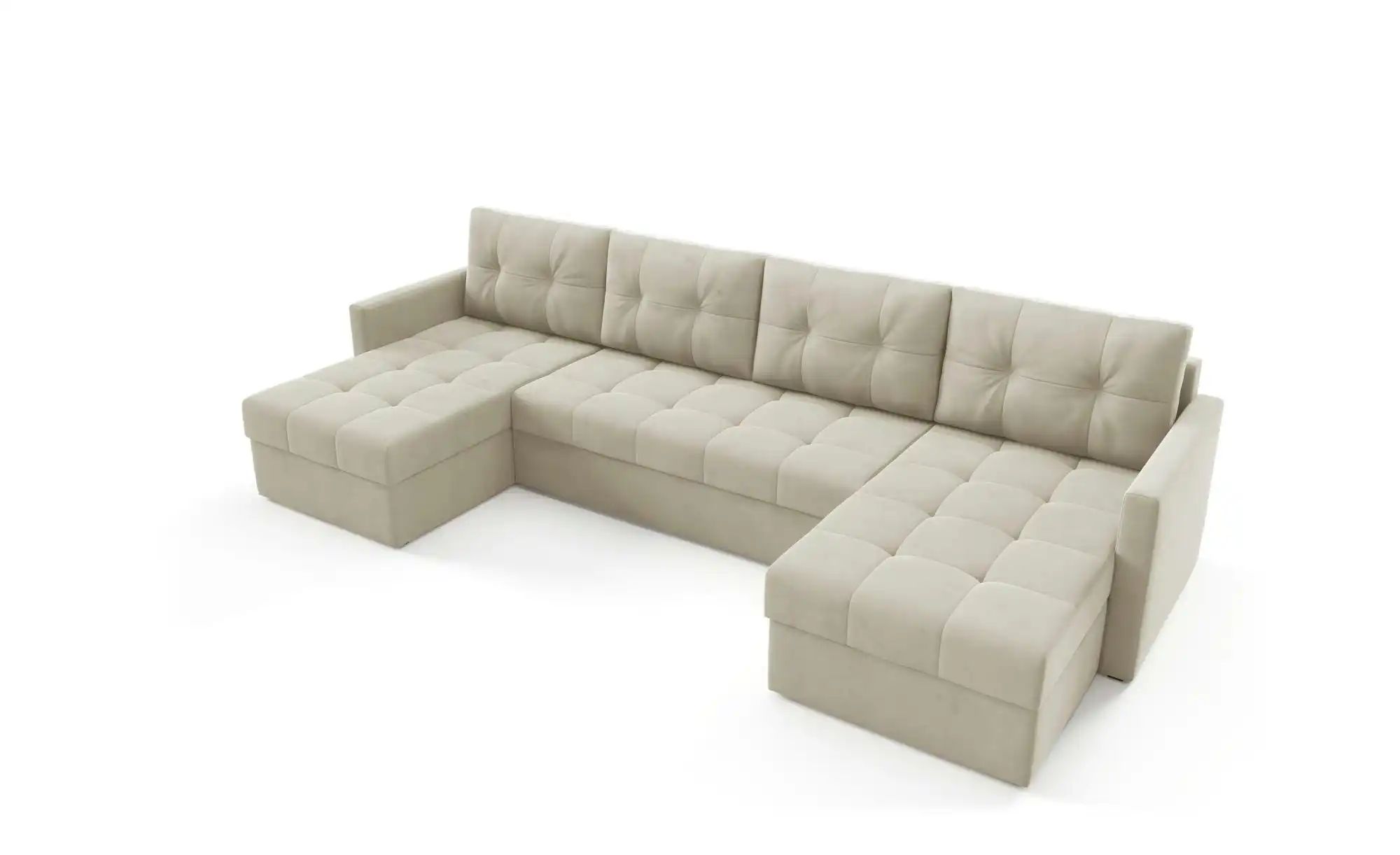 Wohnlandschaft  Olivia ¦ beige ¦ Maße (cm): B: 301 H: 86 Polstermöbel > Sof günstig online kaufen